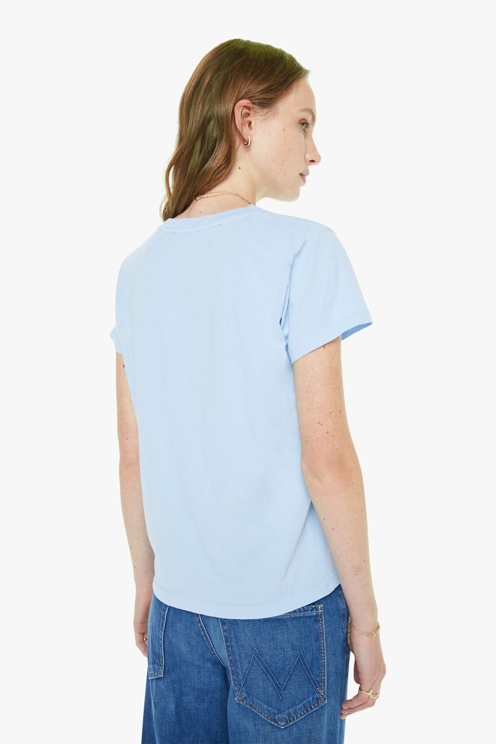 Mother Denim Boxy Goodie Tee in Send Me Home | Shop Eleanor