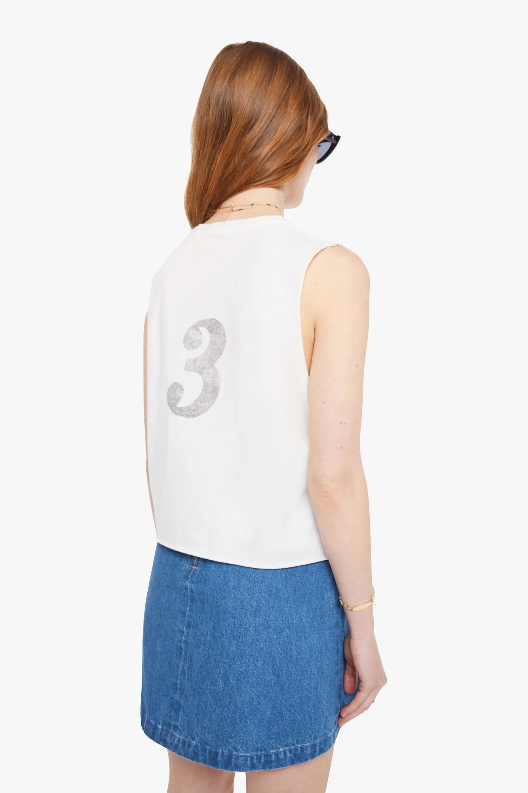 Mother The Lil Goodie Goodie Chop Sleeveless Tee | Shop Eleanor - Women's Casual Apparel Boutique near Boulder