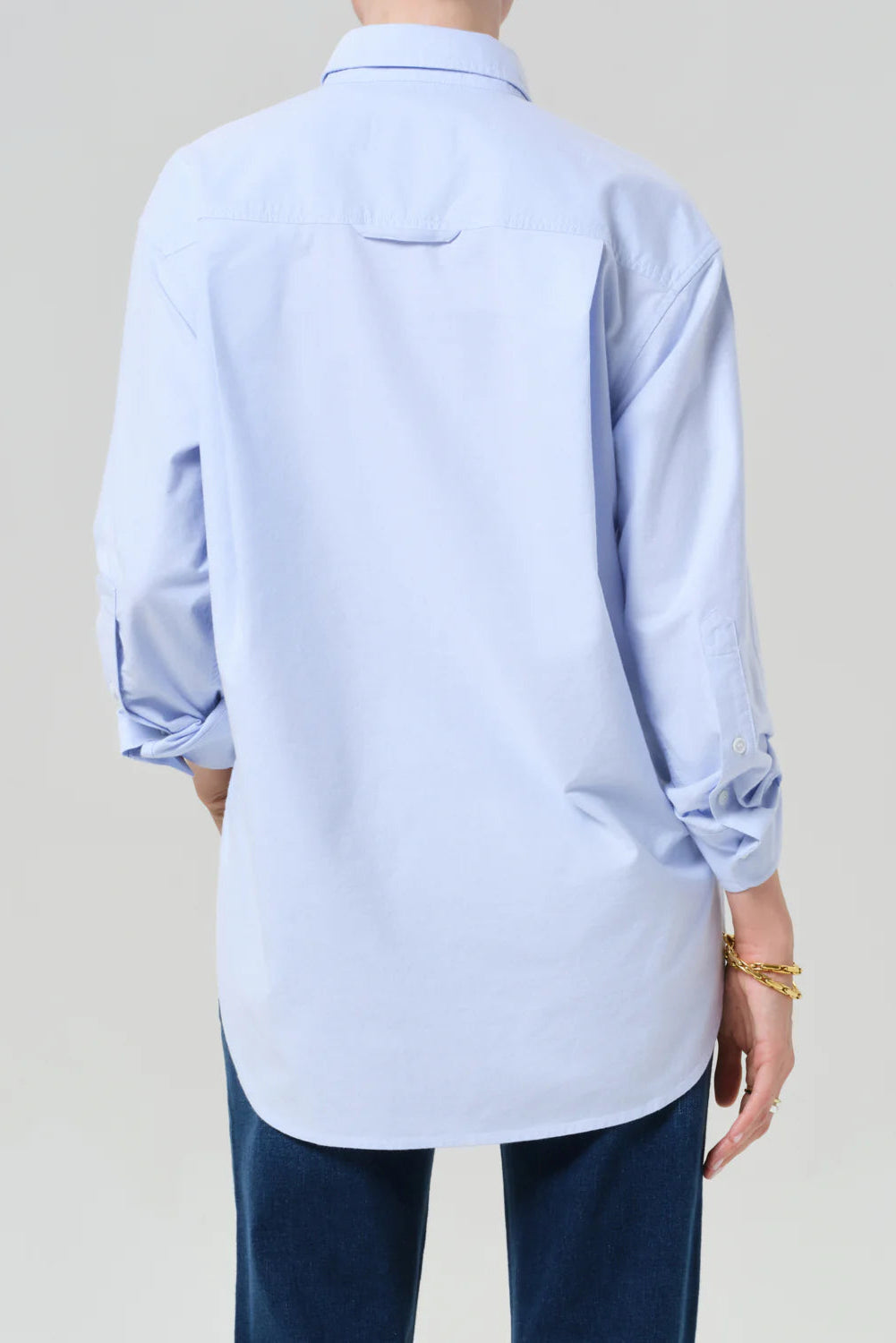 Citizens of Humanity Kayla Button Up Shirt in Blue | Shop Eleanor