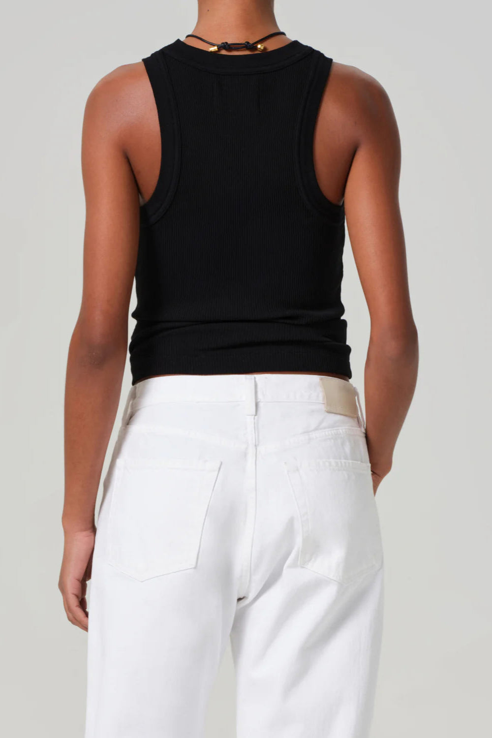 Citizens of Humanity Isabel Racer Back Tank in Black | Shop Eleanor