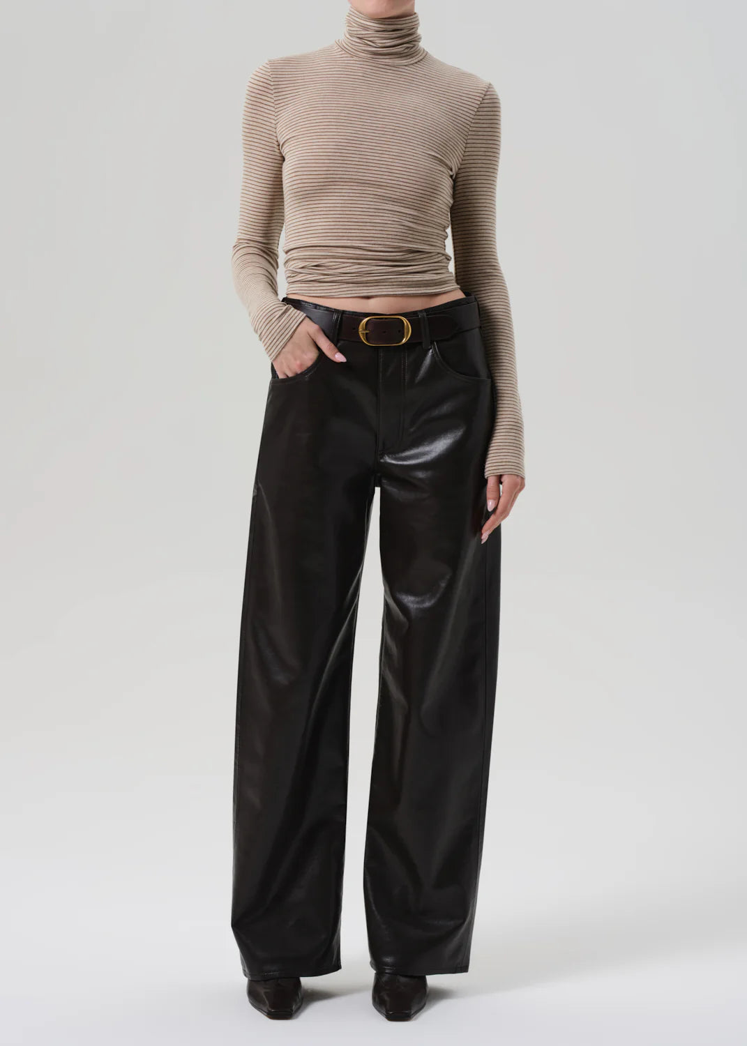 Citizens of Humanity Caradene Turtleneck Oatmeal Stripe | Shop Eleanor - Women's Casual Apparel in Colorado