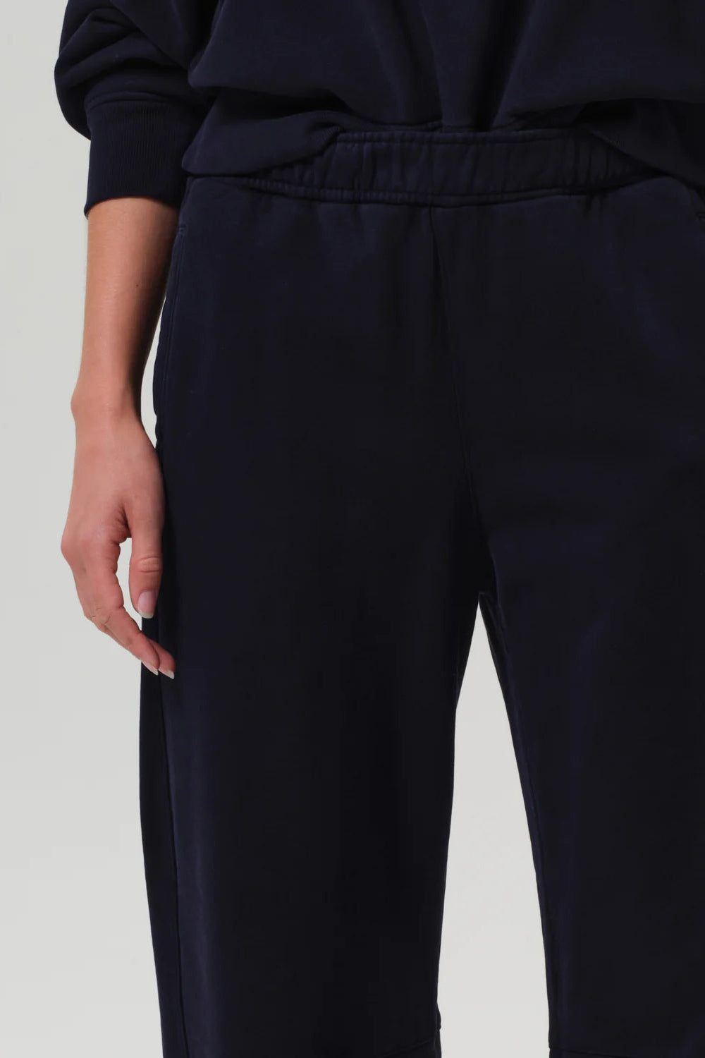 Citizens of Humanity Elevated Loungewear Miro Wide Leg Sweatpant in Navy | Shop Eleanor - Women's Online Designer Apparel Boutique