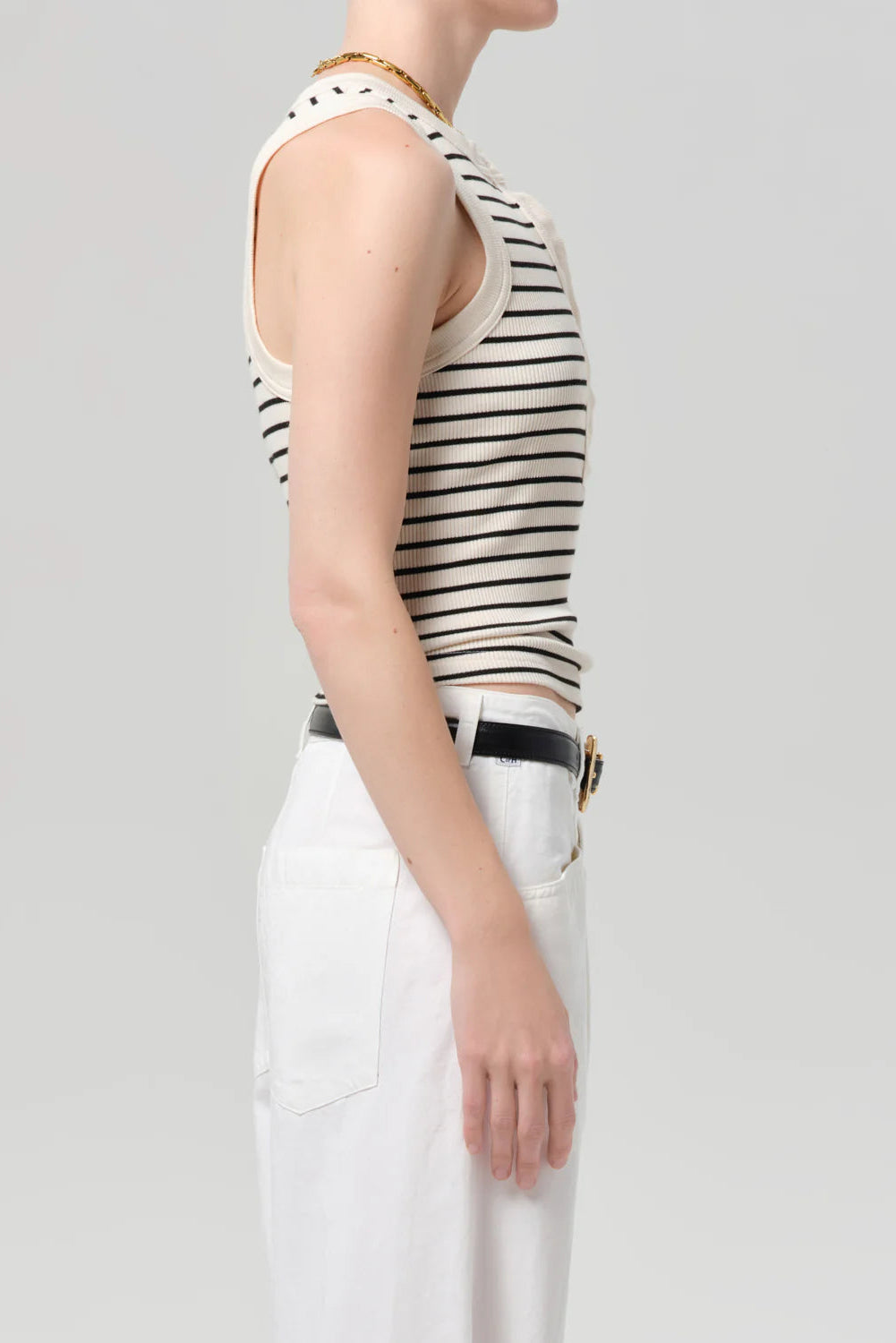 Citizens of Humanity Caralyn Tank in Quartz Stripe | Shop Eleanor