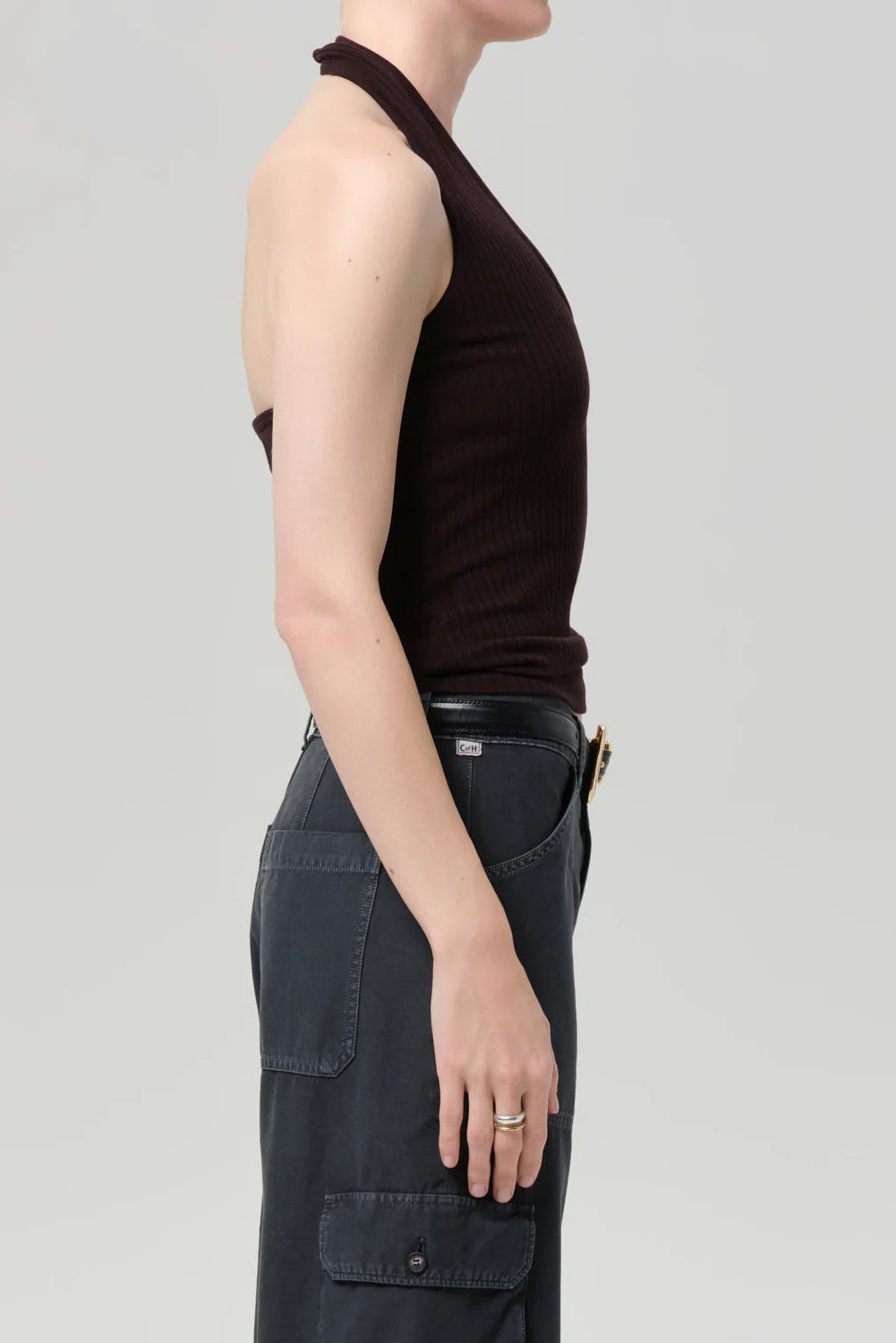 Citizens of Humanity Thea Halter in Chocolate | Shop Eleanor