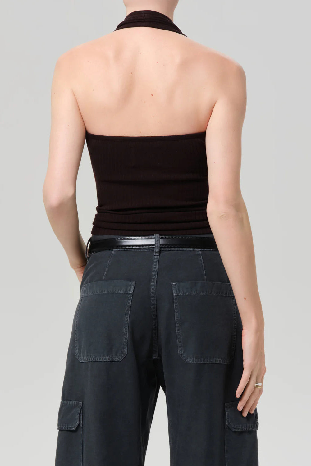 Citizens of Humanity Thea Halter in Chocolate | Shop Eleanor