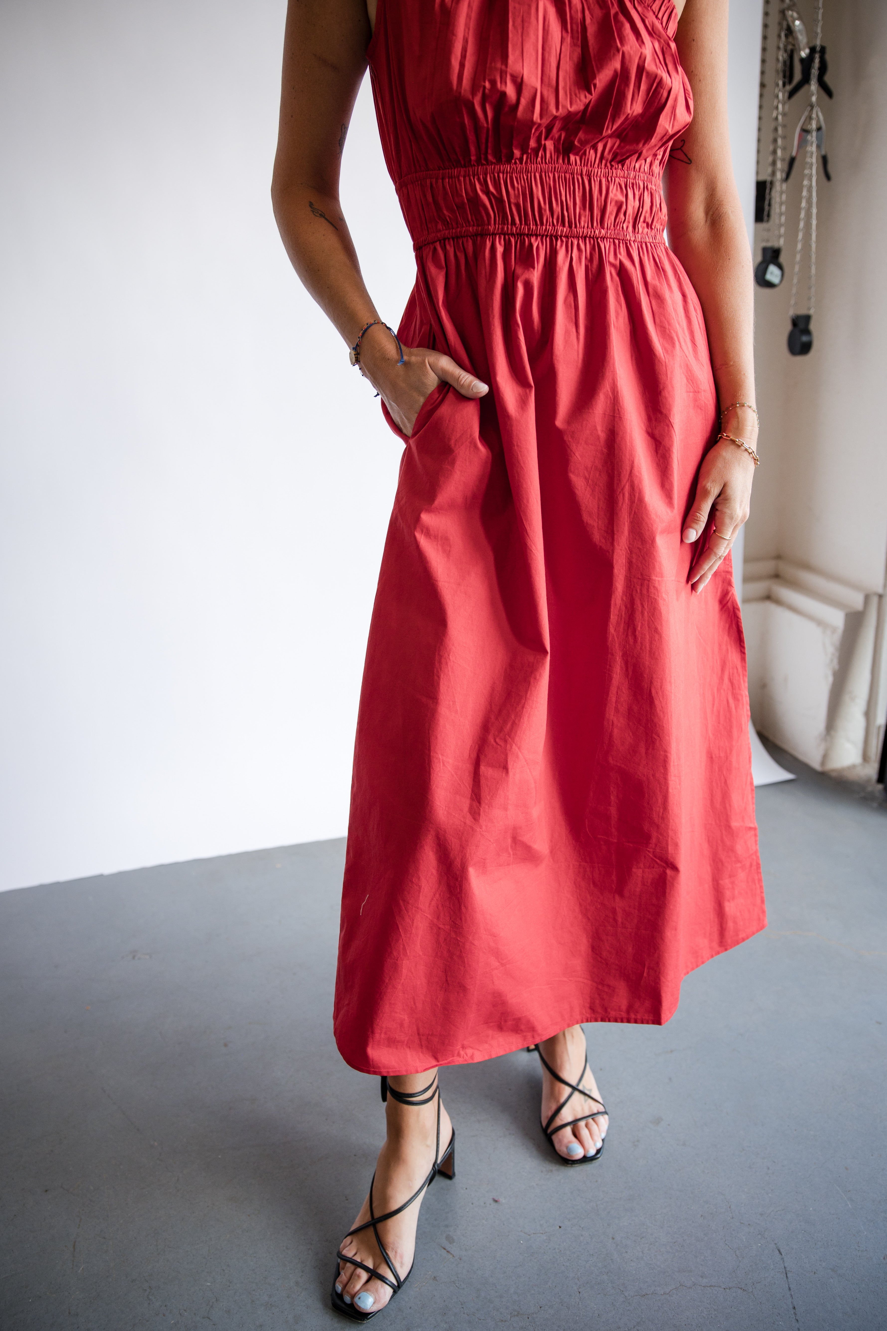Rails Crisp Cotton Selani Dress in Terracotta | Shop Eleanor