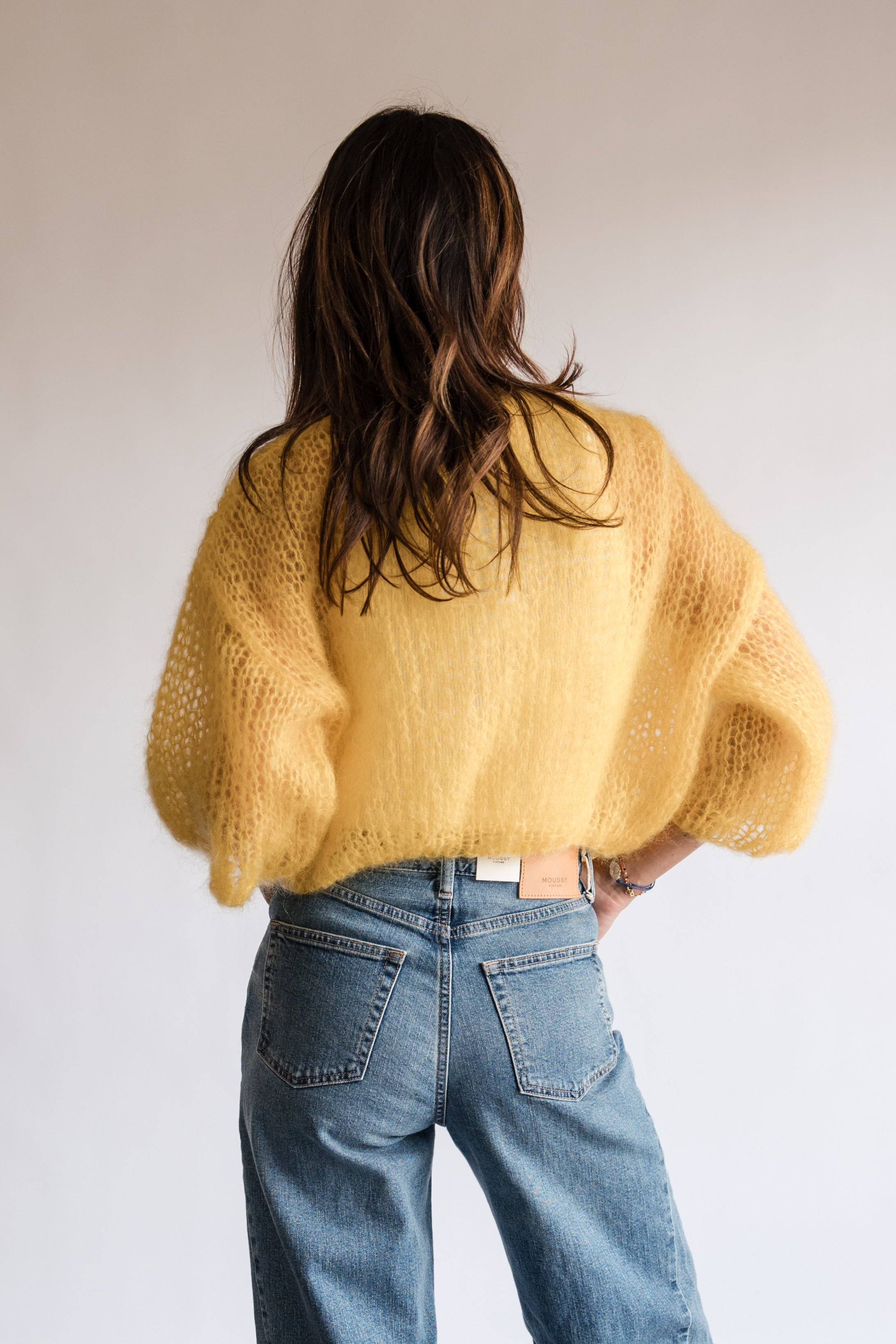 Maiami Mohair Light Short Sleeve Cardi | Shop Eleanor