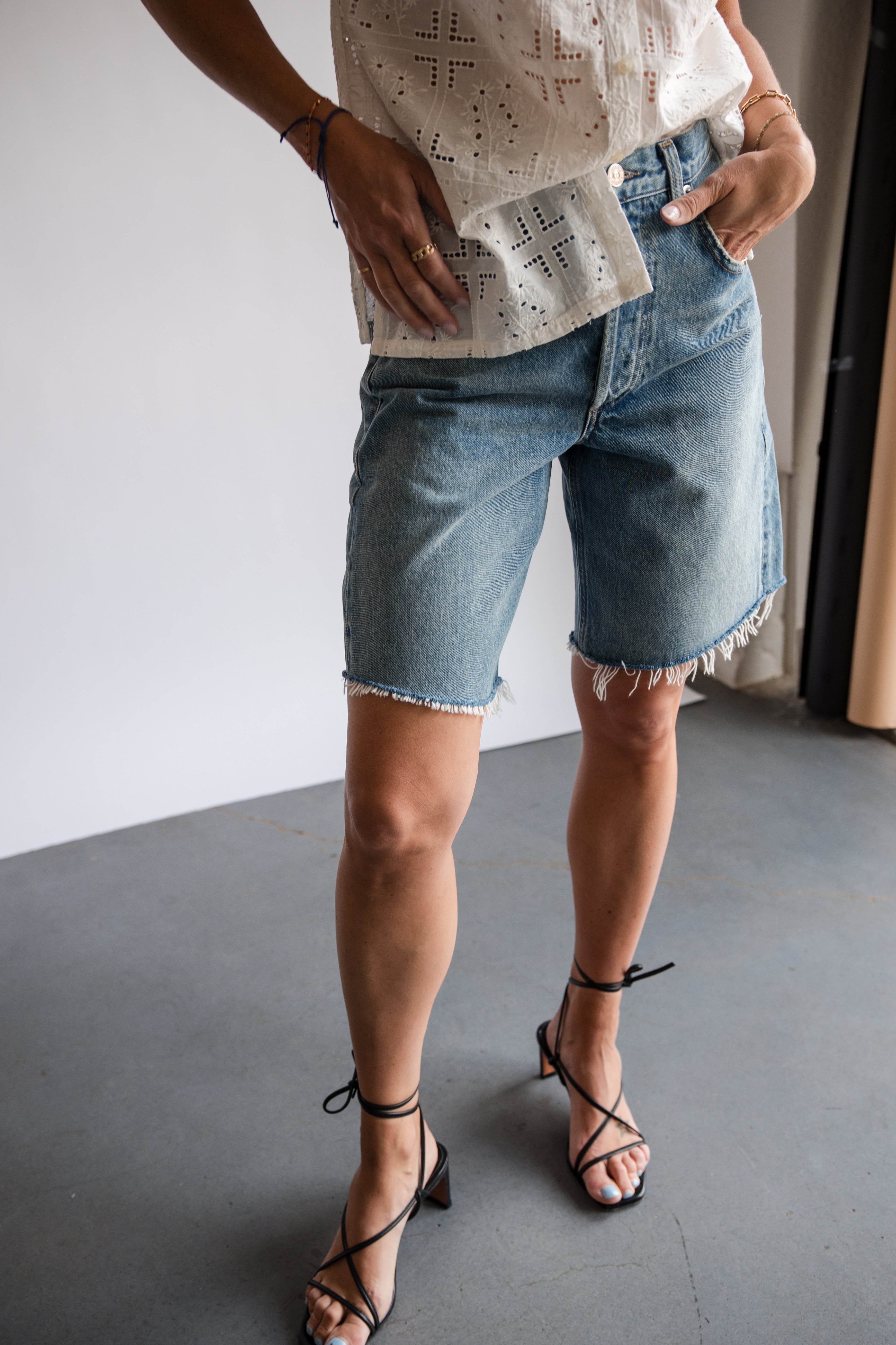 Citizens of Humanity Ayla Short in Babylonia | Shop Eleanor