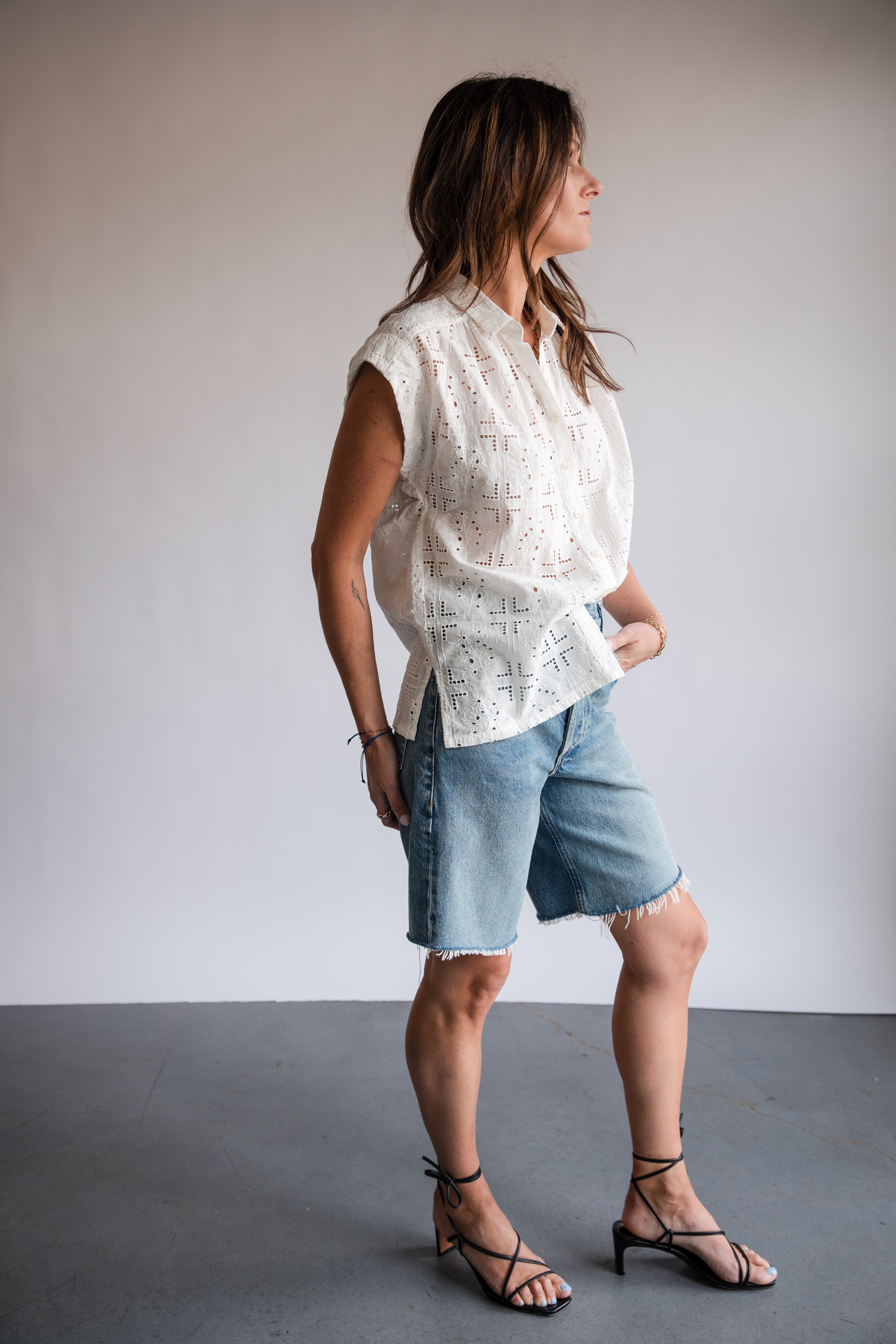 Citizens of Humanity Ayla Denim Jean Short in Babylonia | Shop Eleanor