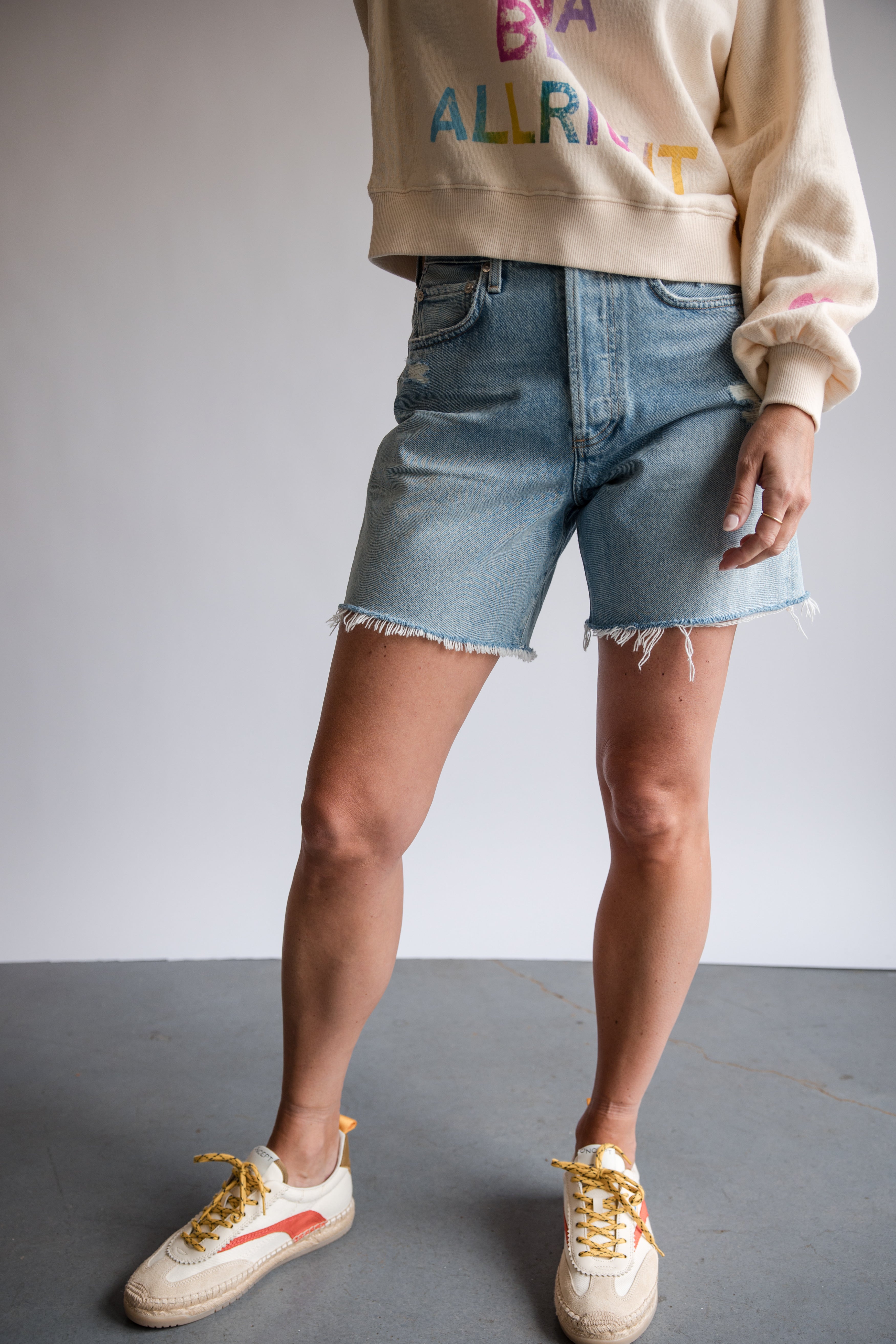 Citizens of Humanity Marlow Frayed Short in Raleigh | Shop Eleanor