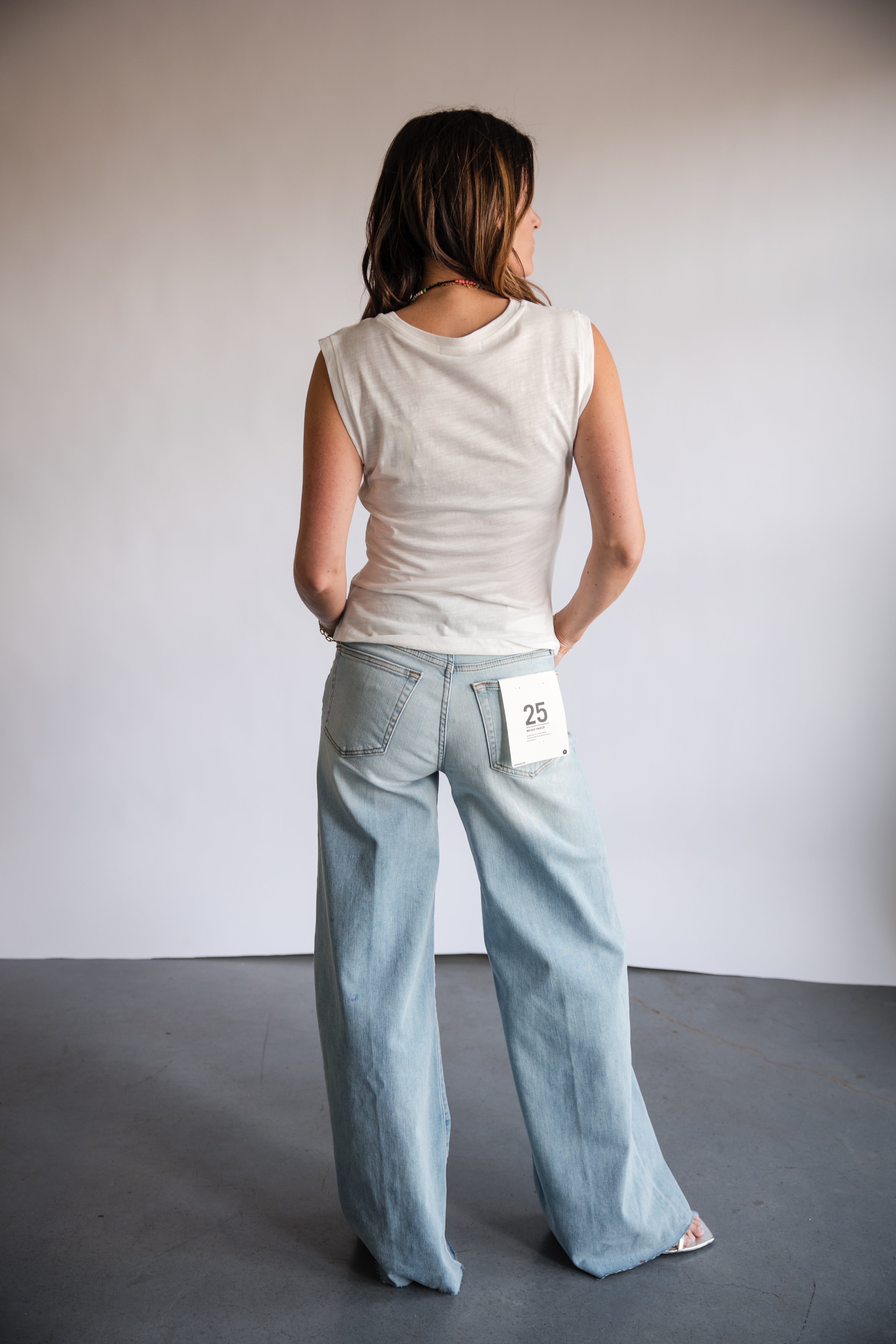 Re/Done Mid Rise Extra Wide Palazzo Denim Jean | Shop Eleanor