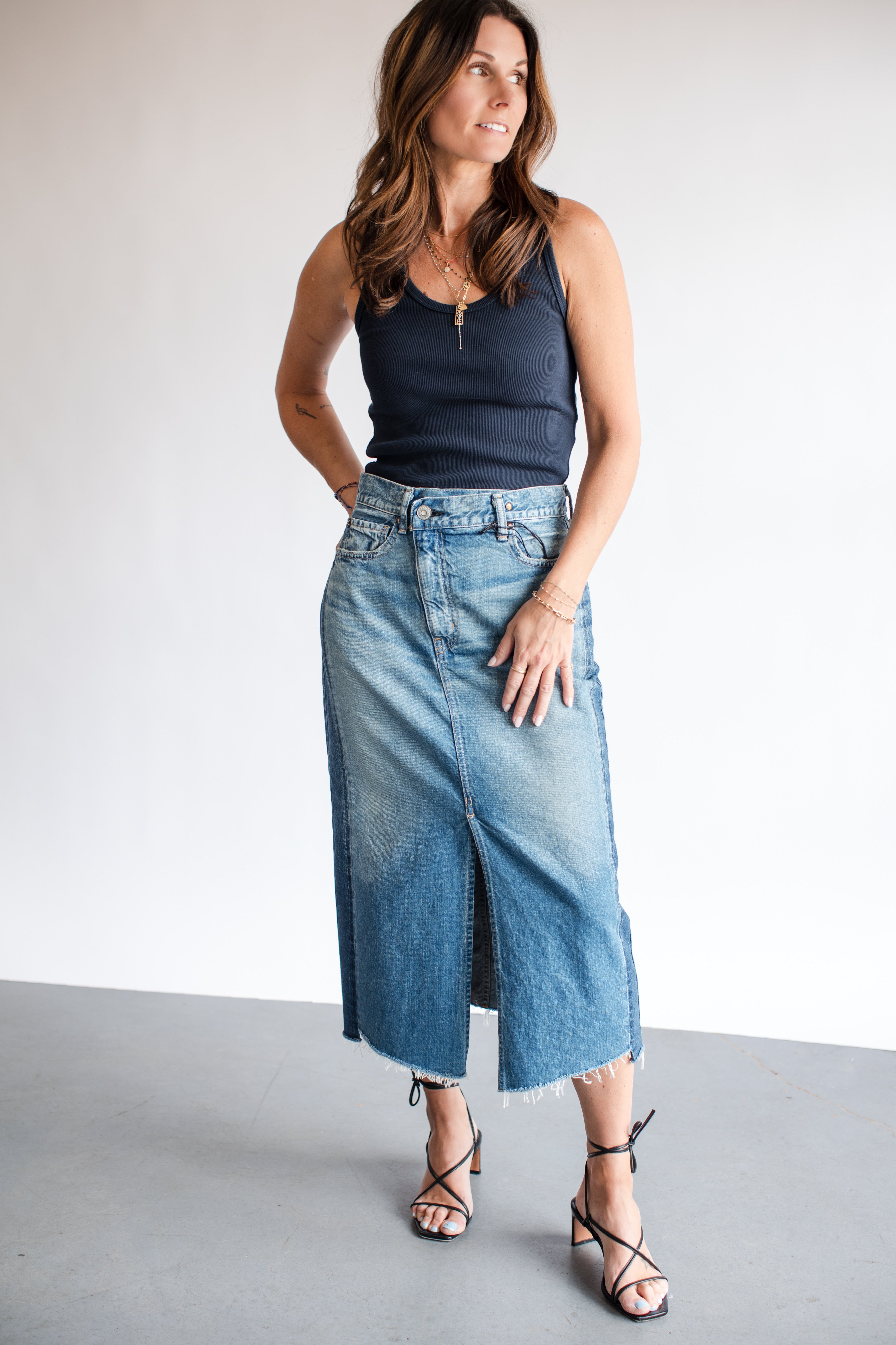 Moussy Vintage Putnam Side Skirt | Shop Eleanor
