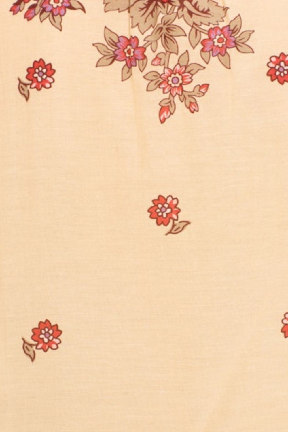 líx of Bohemia Annabel Little Rosebush Floral Print Hand Printed Blouse Shirt | Shop Eleanor