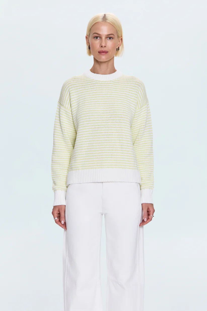 Pistola Aura Sweater in Yellow Stripe | Shop Eleanor - Women's Sweaters