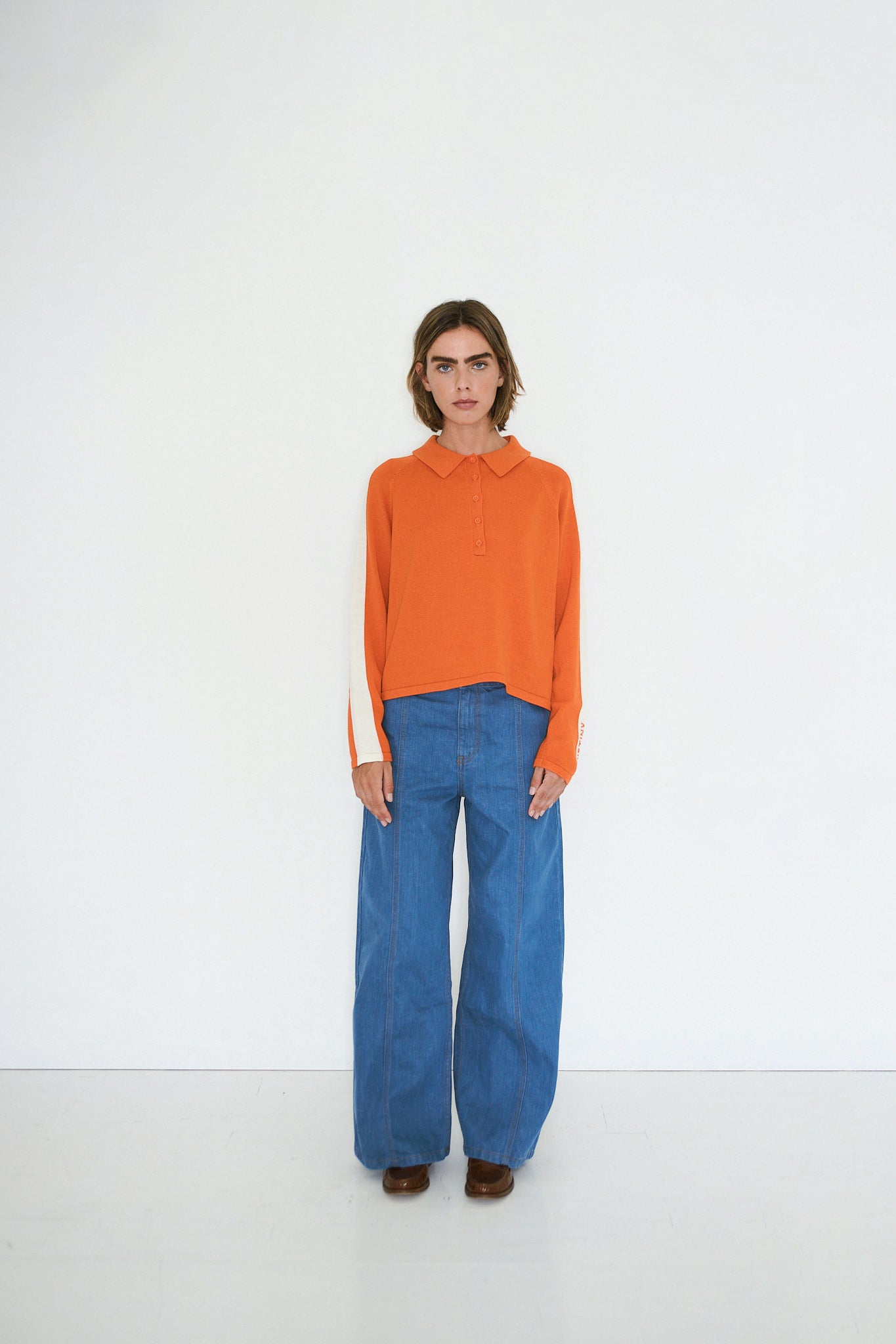 The Frank Stripe Sweater in Summer Red from Tiny Big Sister | Shop Eleanor