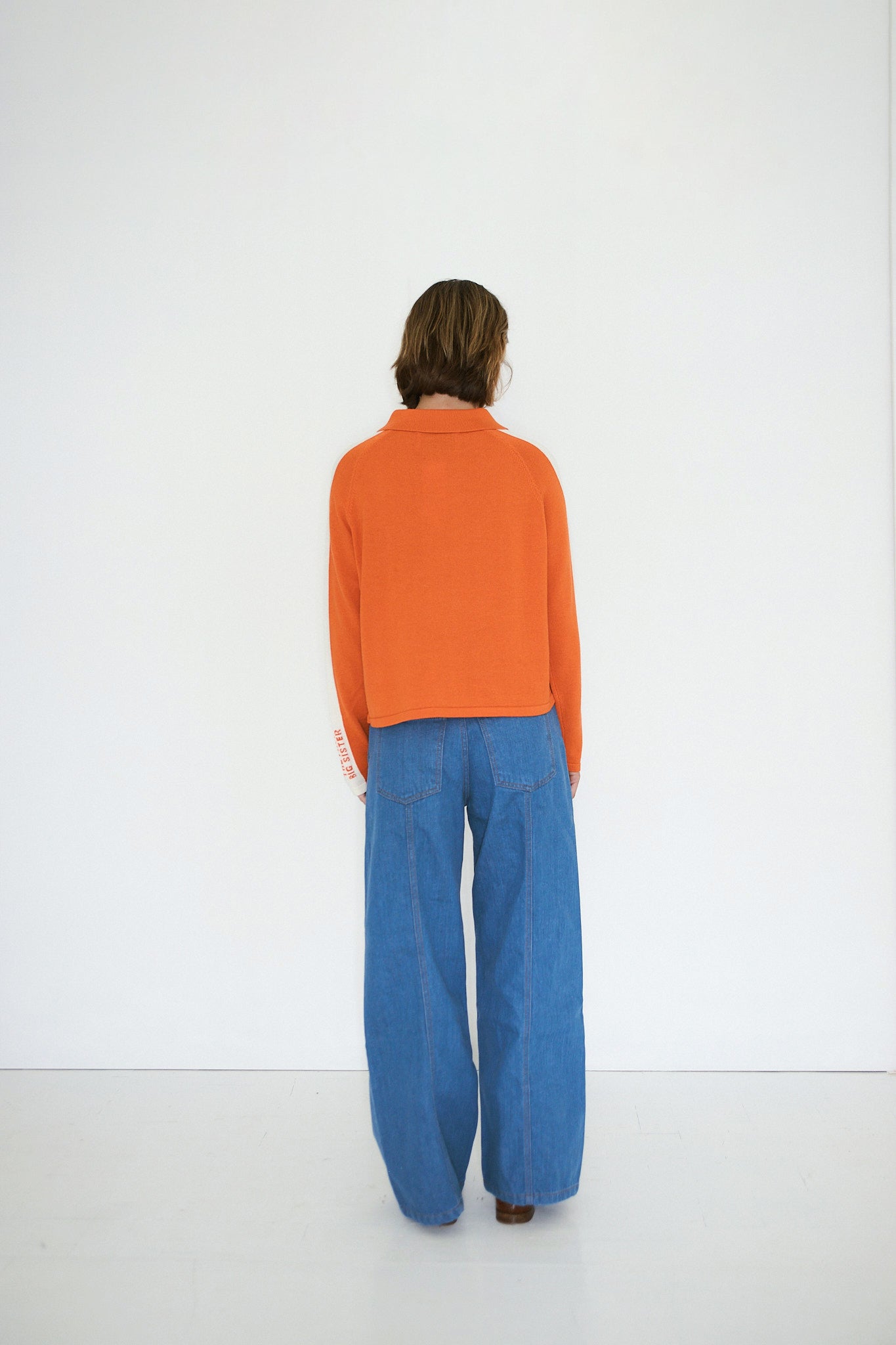 The Frank Stripe Sweater in Summer Red from Tiny Big Sister | Shop Eleanor