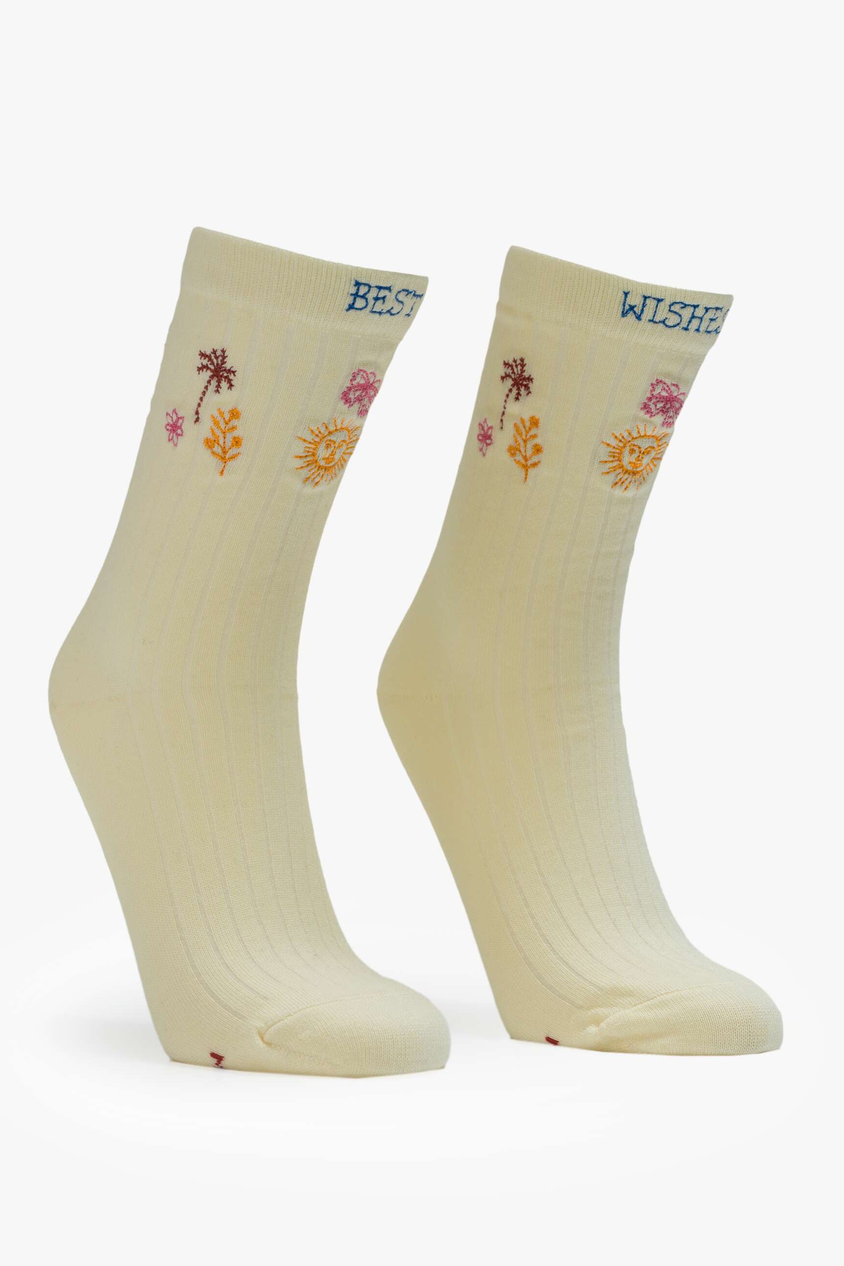 Mother Half Step Socks in Best Wishes | Shop Eleanor - Women's Boutique