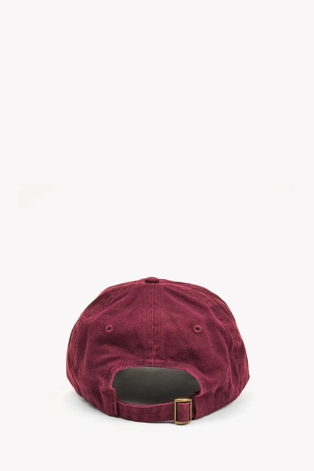 Clare V, Lips Baseball Hat in Oxblood | Shor Eleanor