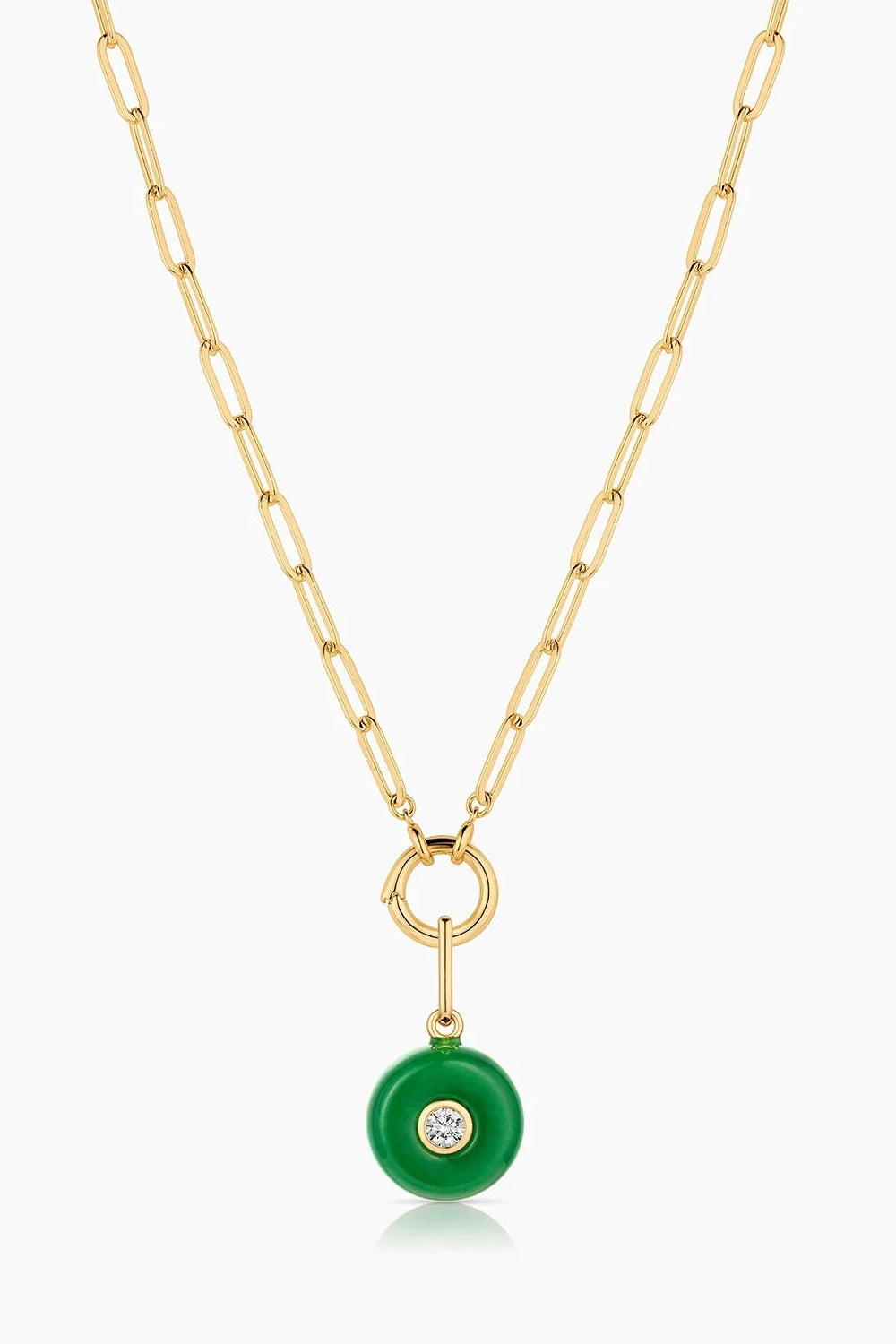 Thatch Jewelry Bon Bon Green Jade Charm | Shop Eleanor - Women's Luxury Jewelry in C