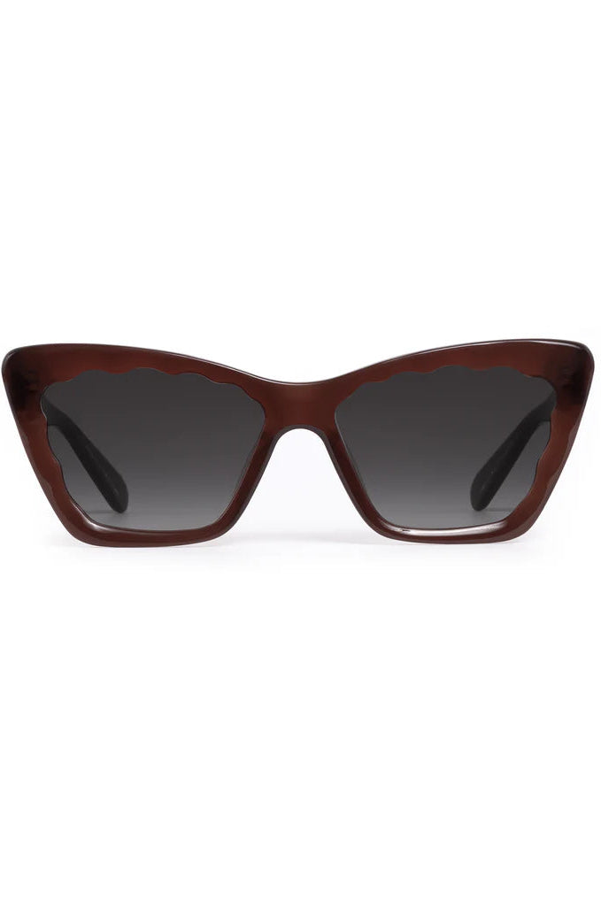 Krewe Brigitte Sunglasses in Espresso | Shop Eleanor
