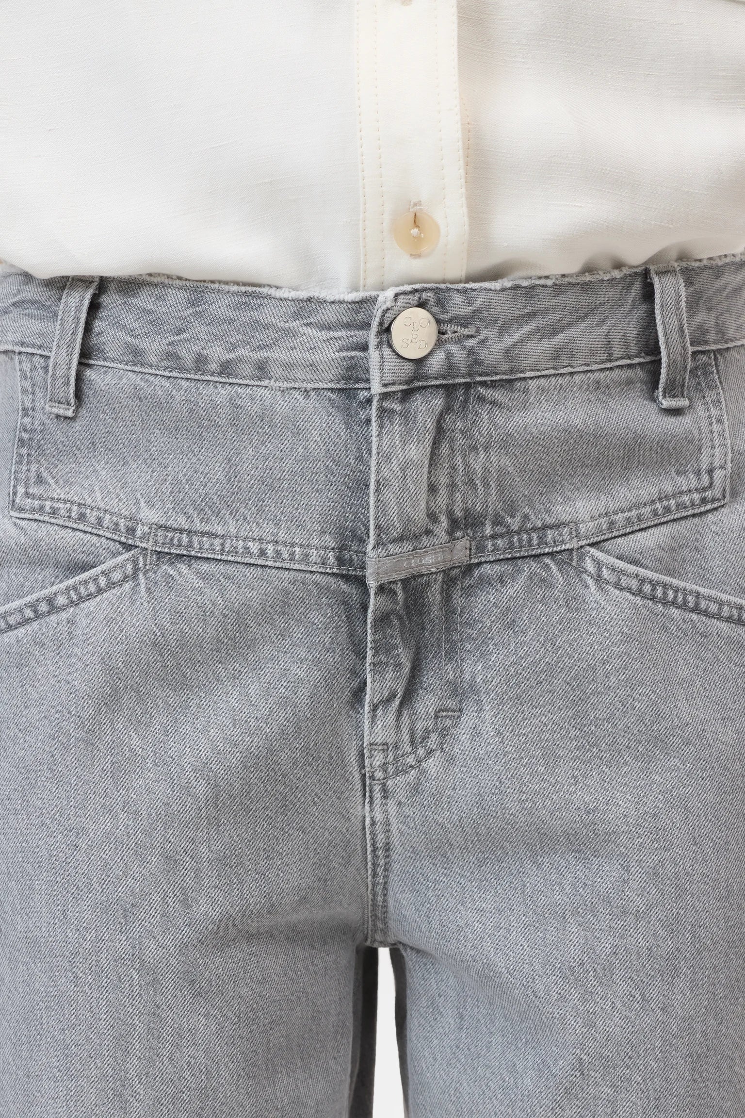Closed Denim Stover-X Jean in Mid Grey | Shop Eleanor