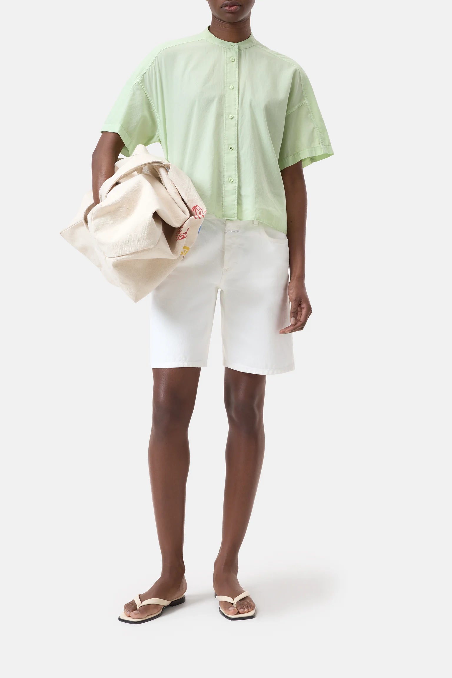 CLOSED Relaxed Blouse in Bud Green | Shop Eleanor - Women's Boutique in Louisville