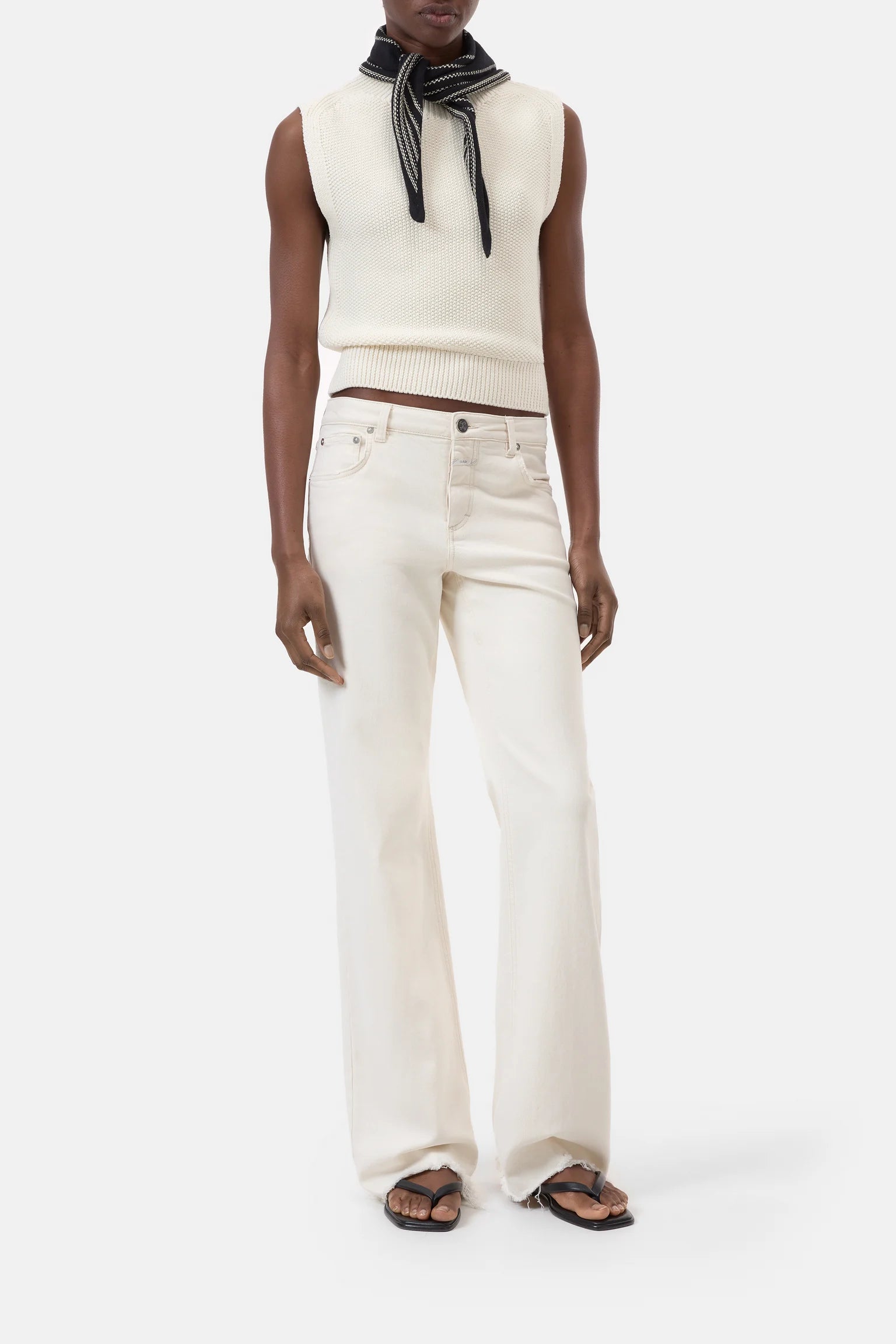 Crew Neck Top Ivory