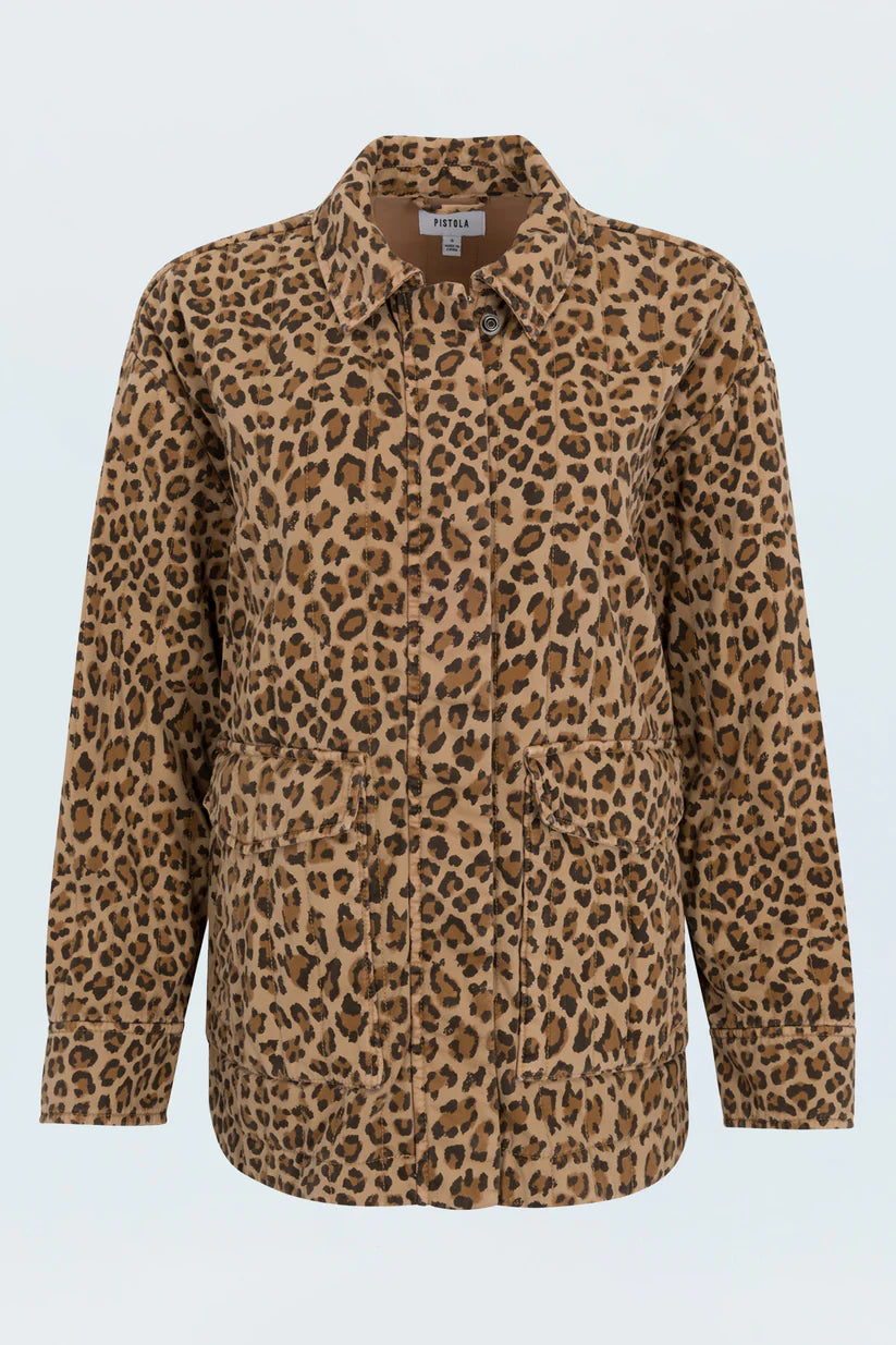 Pistola Cecile Elevated Utility Jacket in Feline | Shop Eleanor - Women's Luxury Boutique near Denver
