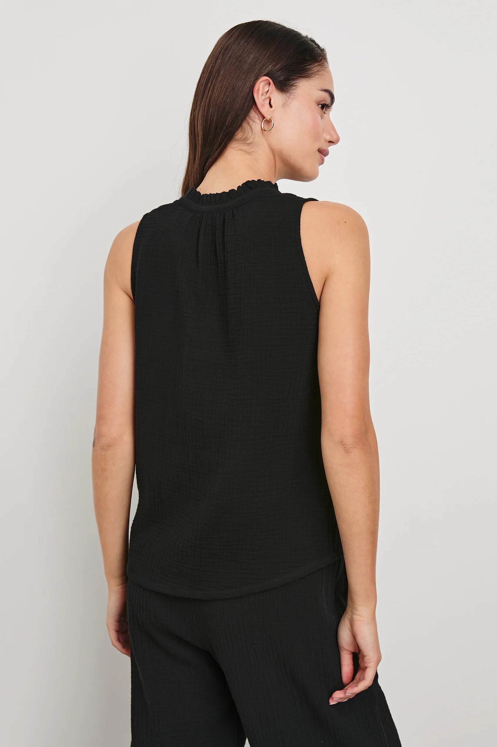 Rails Christy Cotton Gauze Top in Black | Shop Eleanor - Women's Luxury Boutique in Louisville, CO