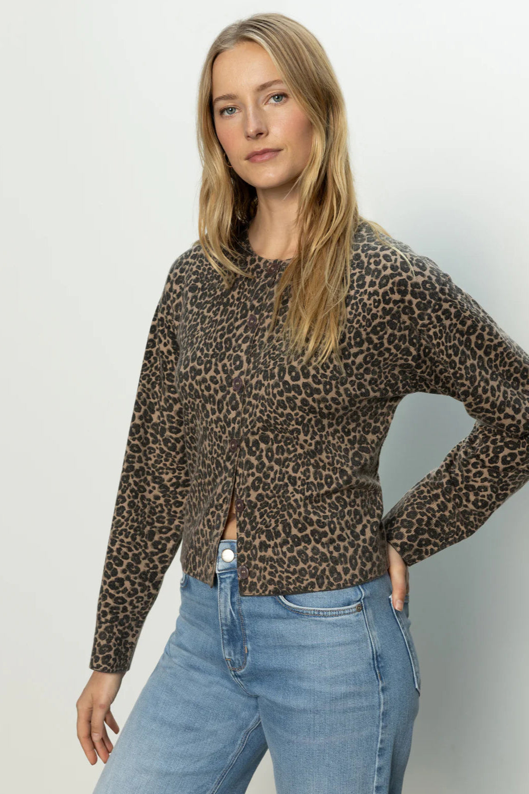 The Sanctuary Chic and Versatile Cardigan in Animal Print | Shop Eleanor - Women's Luxury Clothing Boutique near Denver