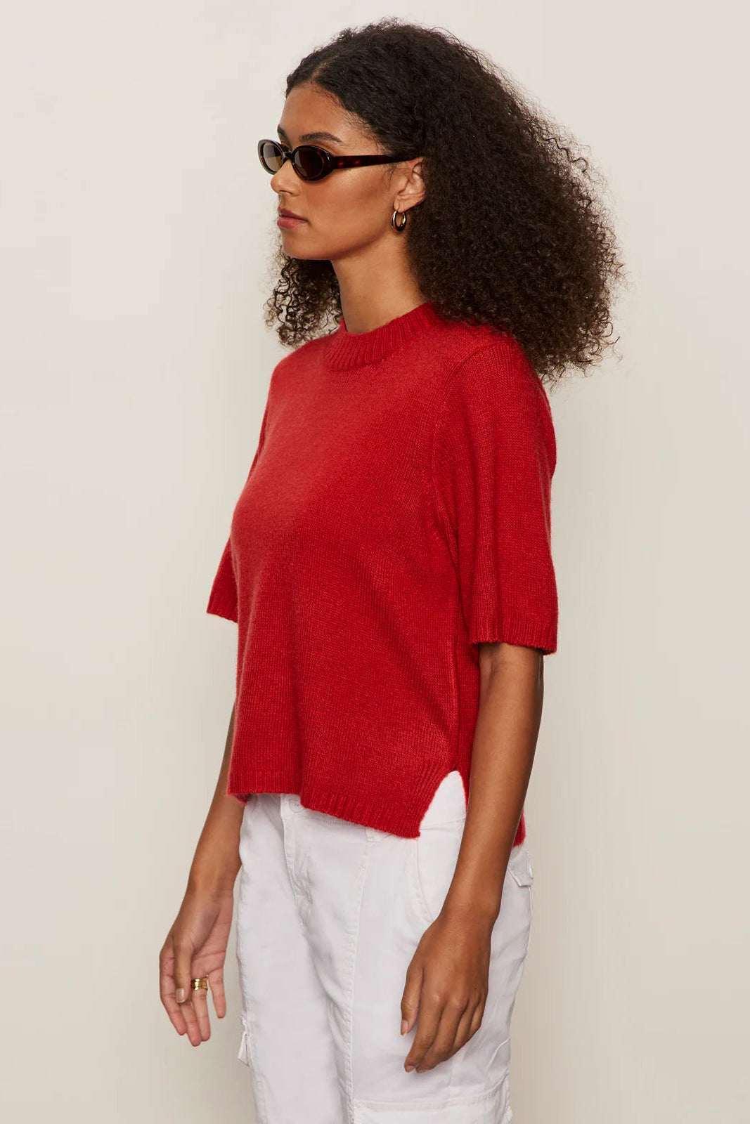 Sanctuary Short Sleeve Sweater Tee in Tulip | Shop Eleanor