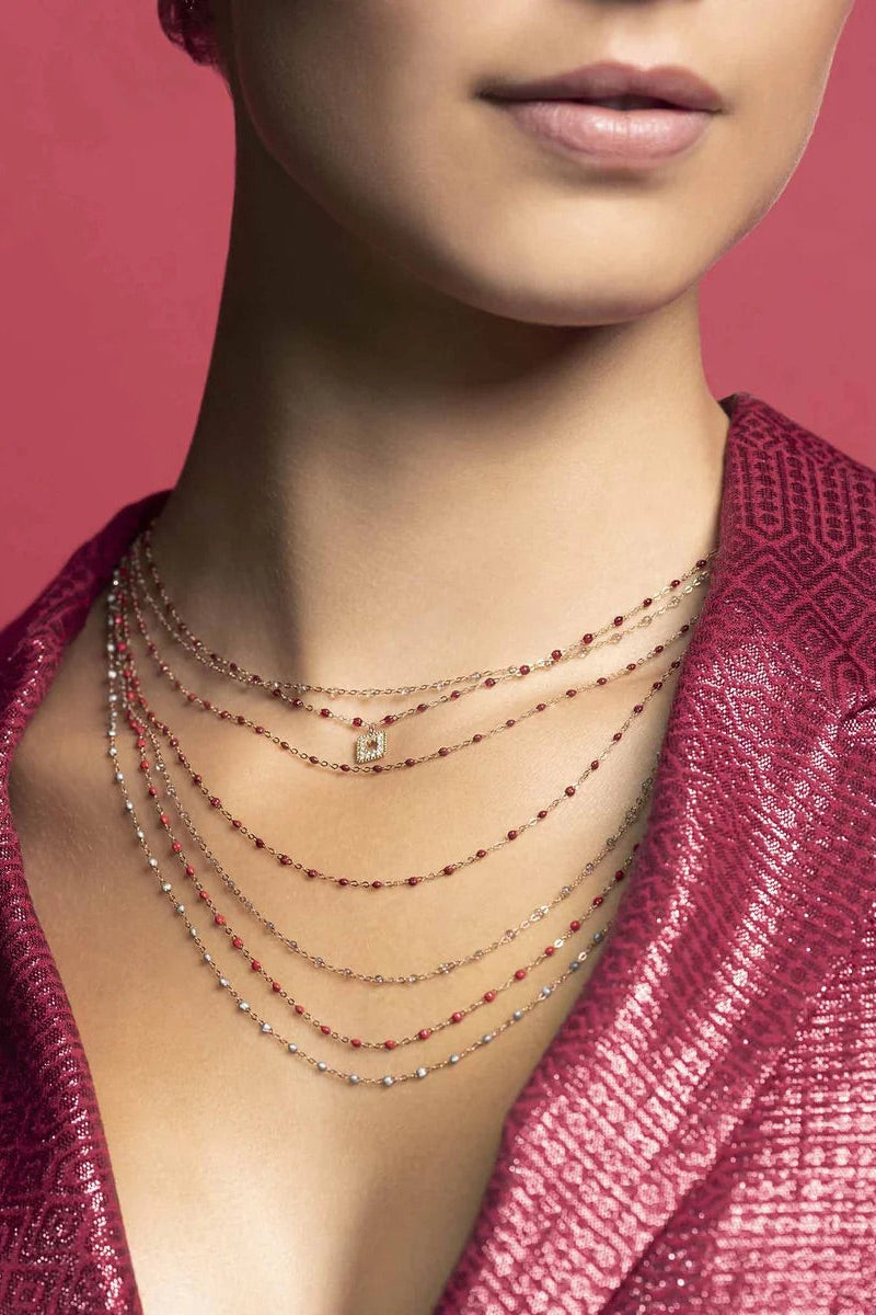 Gigi Clozeau Classic Gigi Necklace in Bordeaux - 19.7" | Shop Eleanor