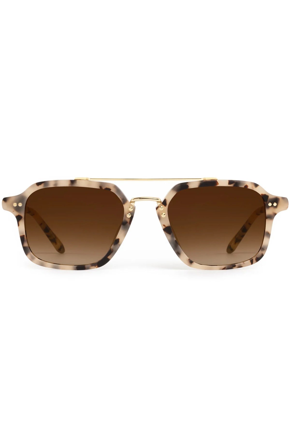Krewe Colton Sunglasses in Matte Oyster | Shop Eleanor