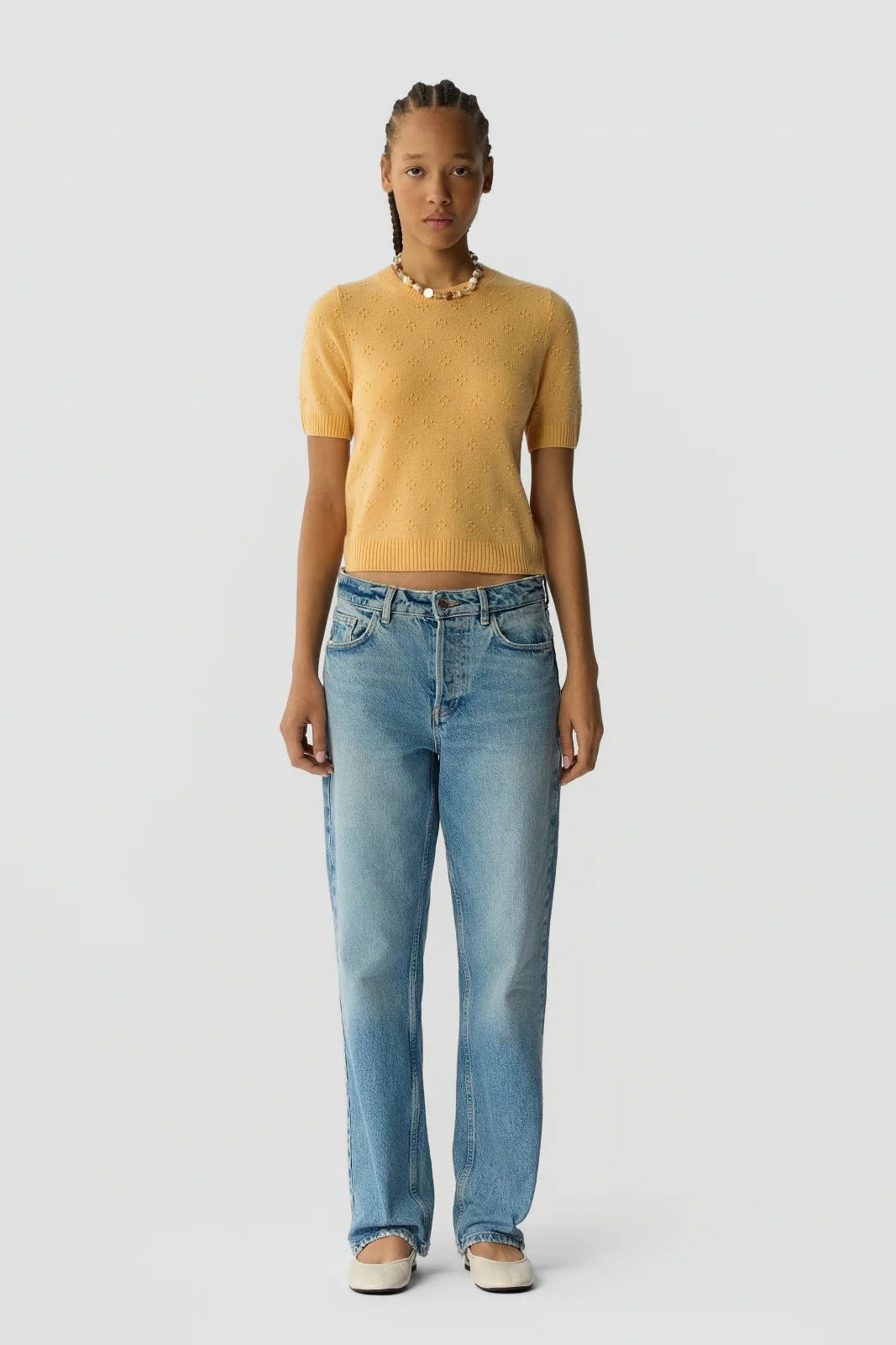 Guest of Residence Compass Sweater Tee in Sorbet | Shop Eleanor
