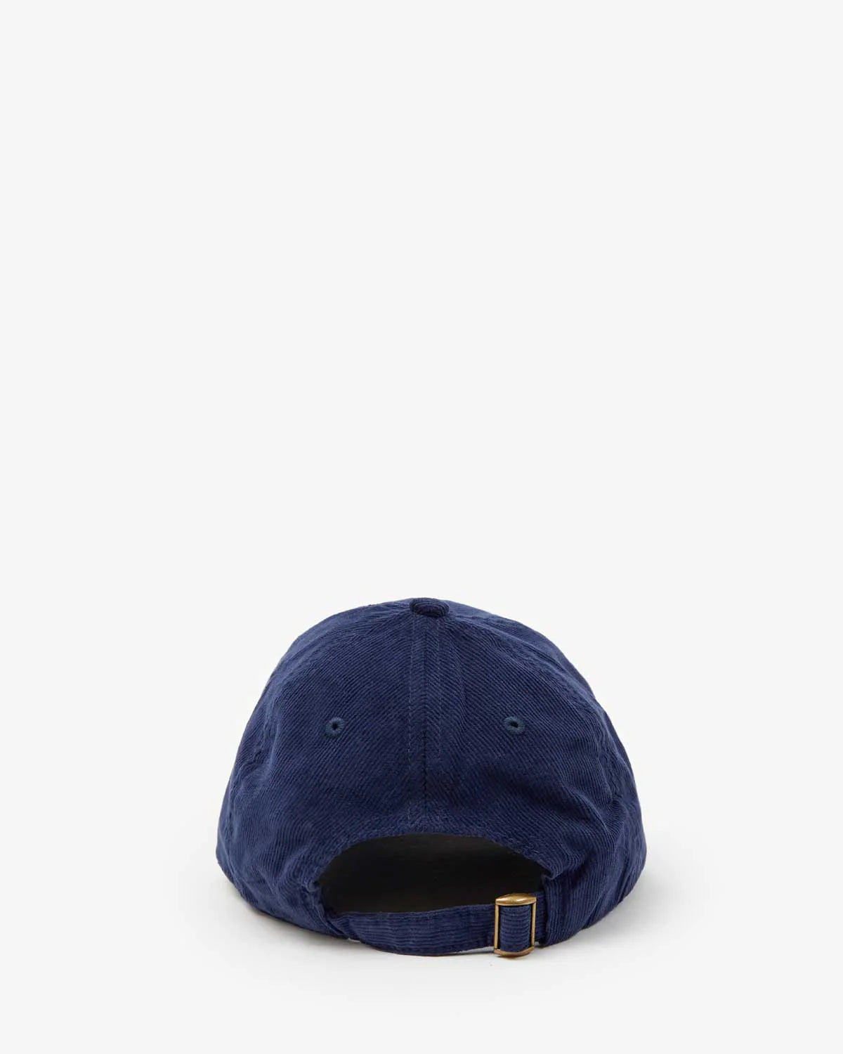 Clare V. Lips Kiss Mark Corduroy Baseball Hat in Navy | Shop Eleanor