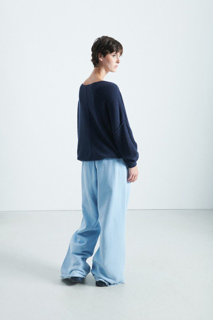American Vintage Damsville Sweater in Navy | Shop Eleanor