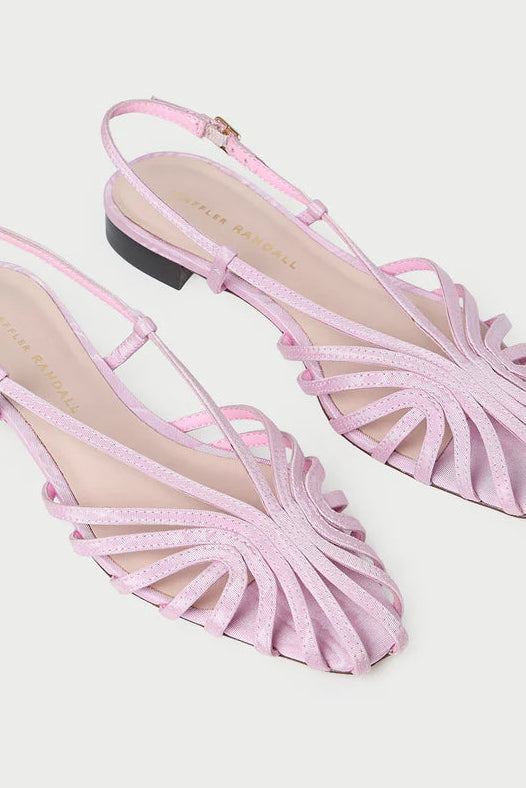 Pink Leather Strap Sandal | Shop Eleanor