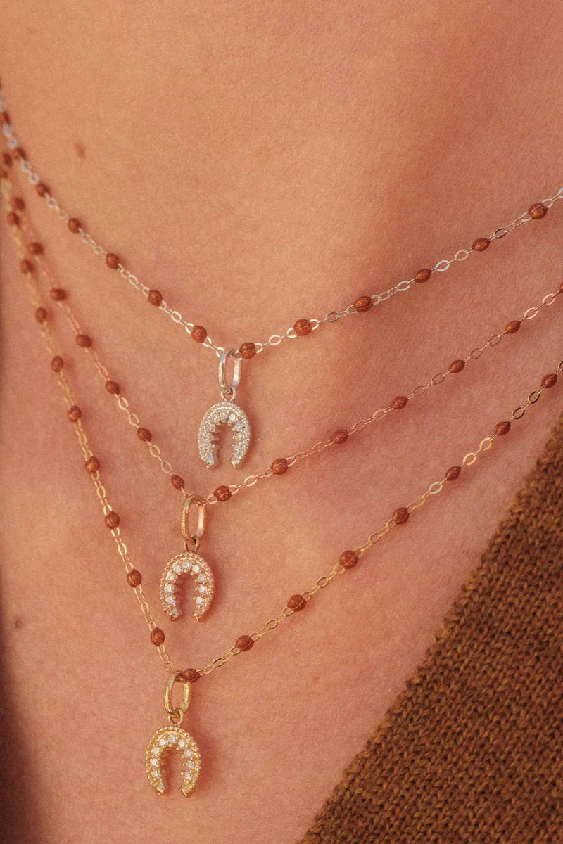 Classic Gigi Necklace in Fauve - 19.7" | Shop Eleanor