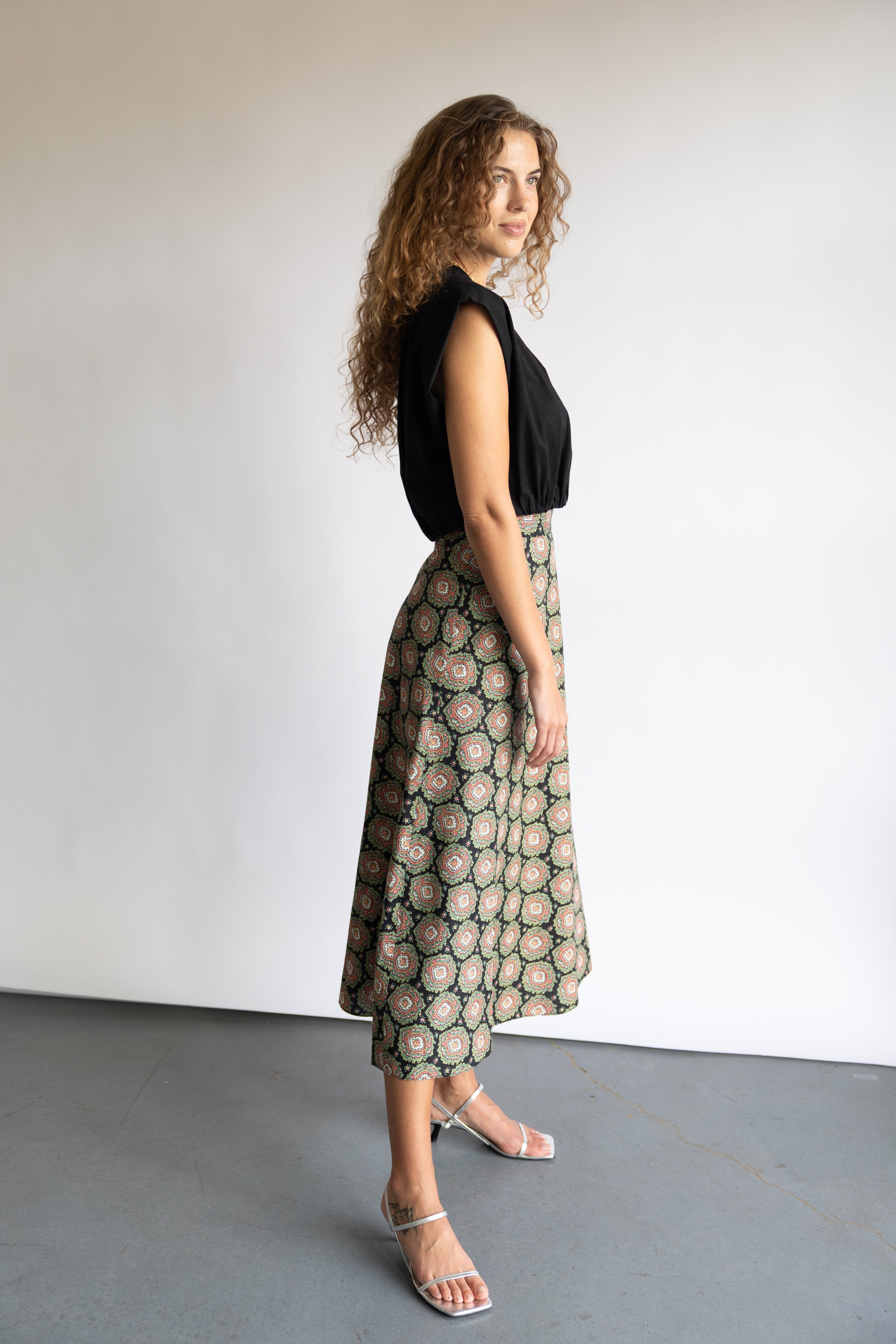 The Great Windsor Paisley Print Skirt in Heirloom | Shop Eleanor