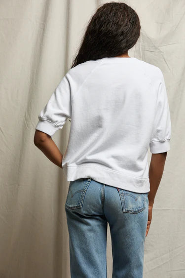perfect white tee Effie Sweatshirt in White | Shop Eleanor
