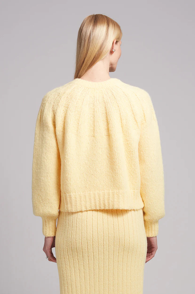 Eleven Seven Mila Blouson Sleeve Sweater in Butter | Shop Eleanor - Holiday Sweaters and Knits