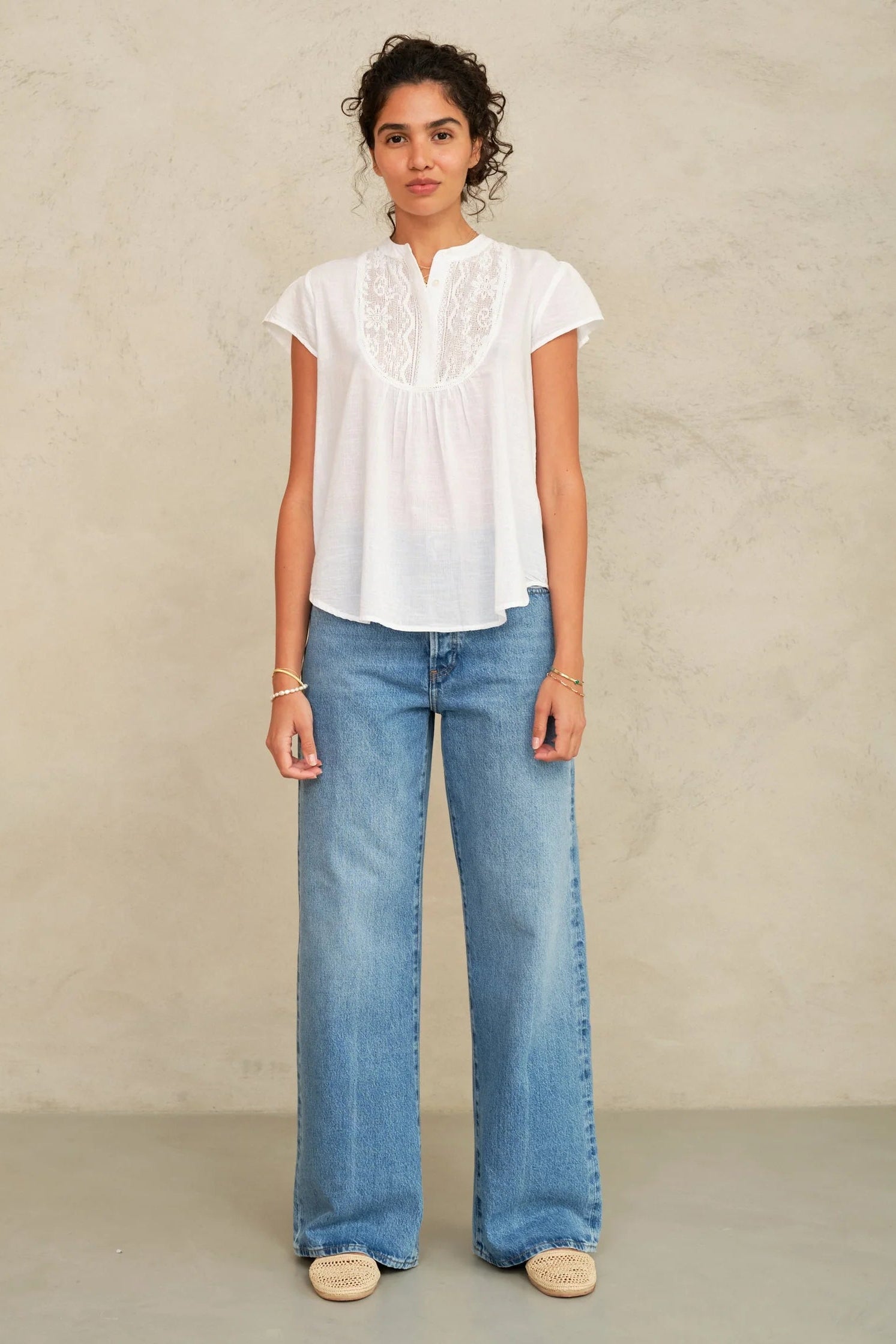 Mabe Freya Top in White | Shop Eleanor