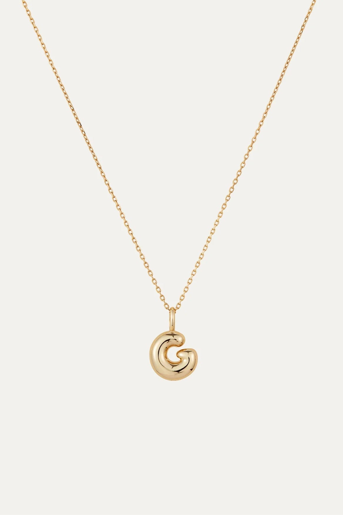 Jenny Bird "G" Monogram Necklace in Gold | Shop Eleanor