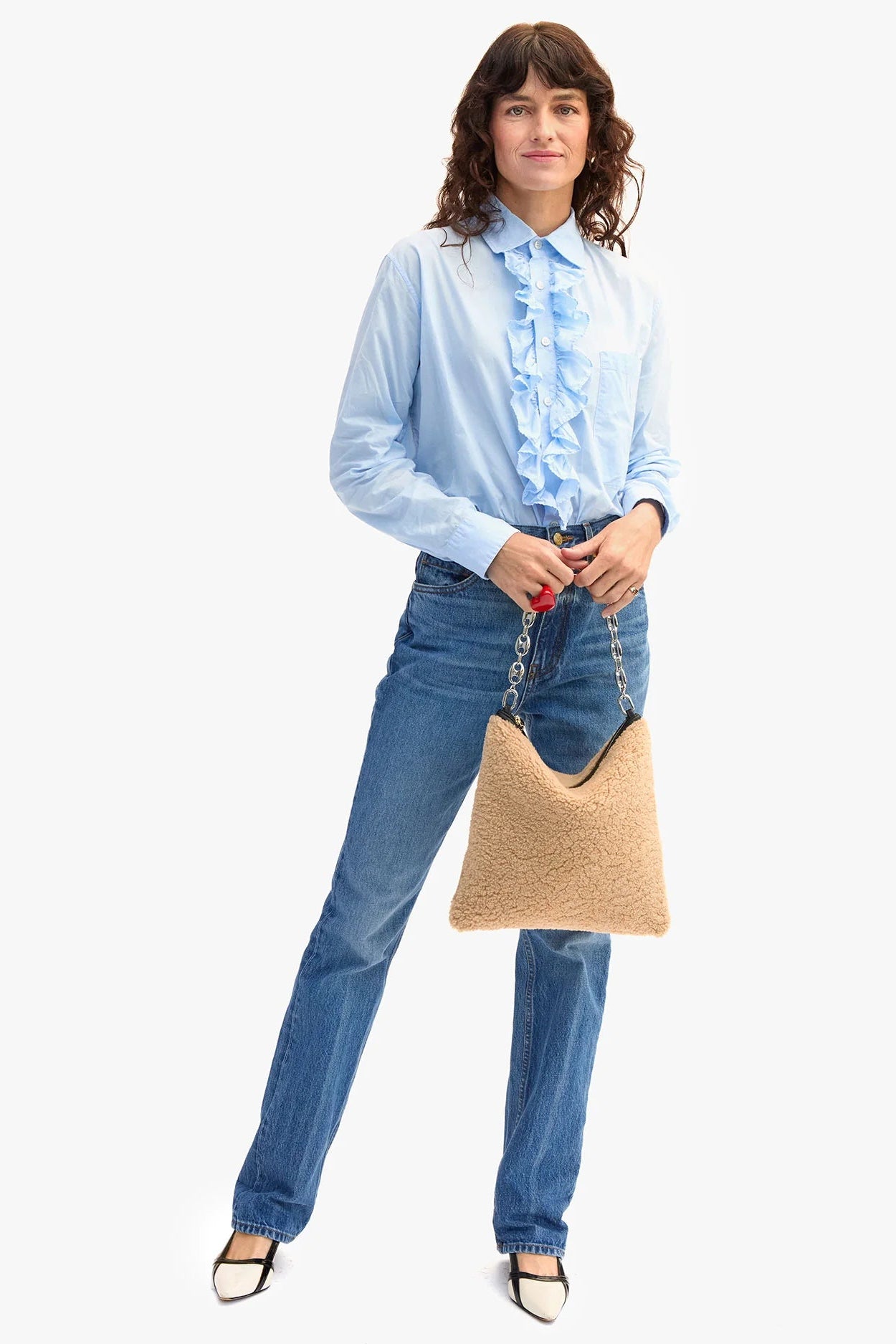 Sherpa clutch that converts into a shoulder bag | Shop Eleanor