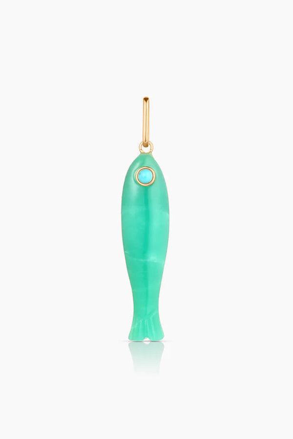 Thatch Fortuna Chrysoprase Luck Charm Pendant | Shop Eleanor