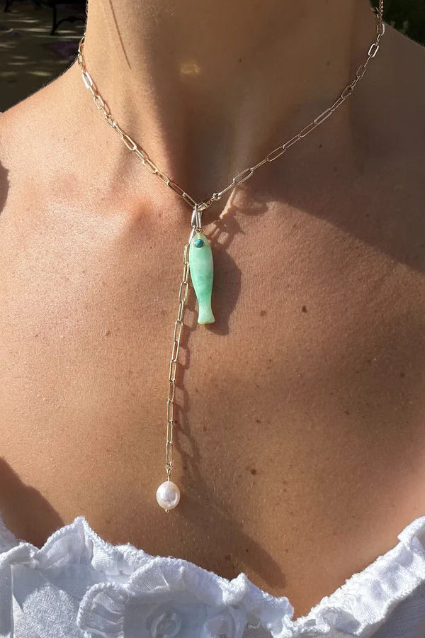 Thatch Lea Pearl Lariat Necklace | Shop Eleanor