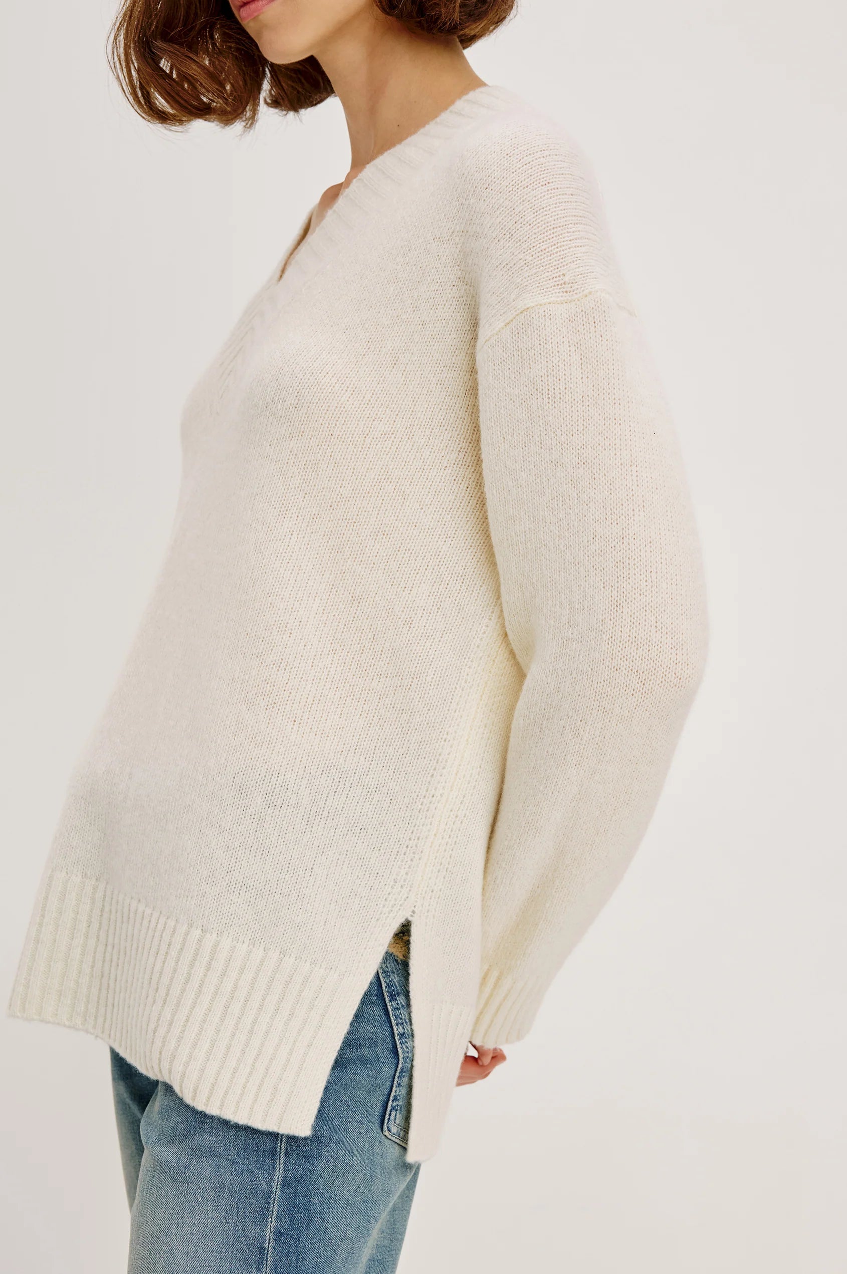 Rails Gisella Cashmere Sweater in Ivory | Shop Eleanor - Women's Sweaters
