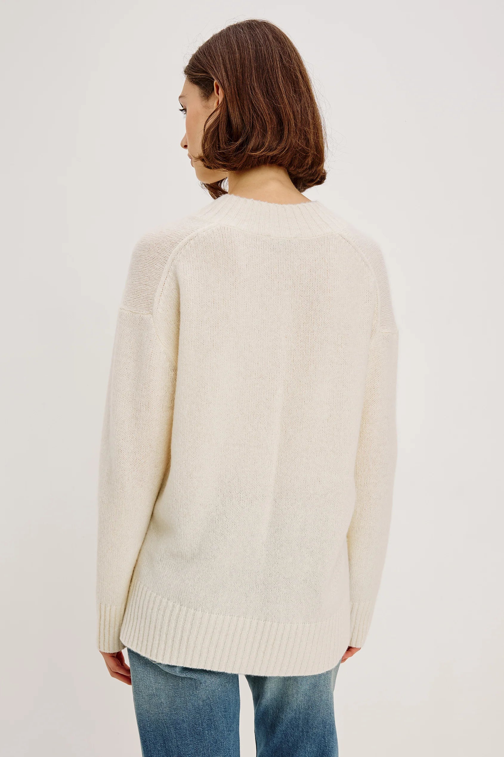 Rails Gisella Cashmere Sweater in Ivory | Shop Eleanor - Women's Sweaters