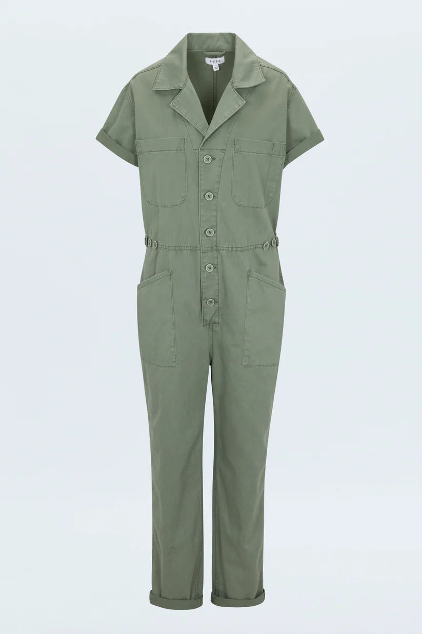 Pistola Grover Jumpsuit in Colonel | Shop Eleanor - Women's Designer