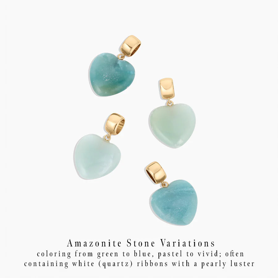 Thatch Gemma Amazonite Bail Necklace Charm Pendant | Shop Eleanor